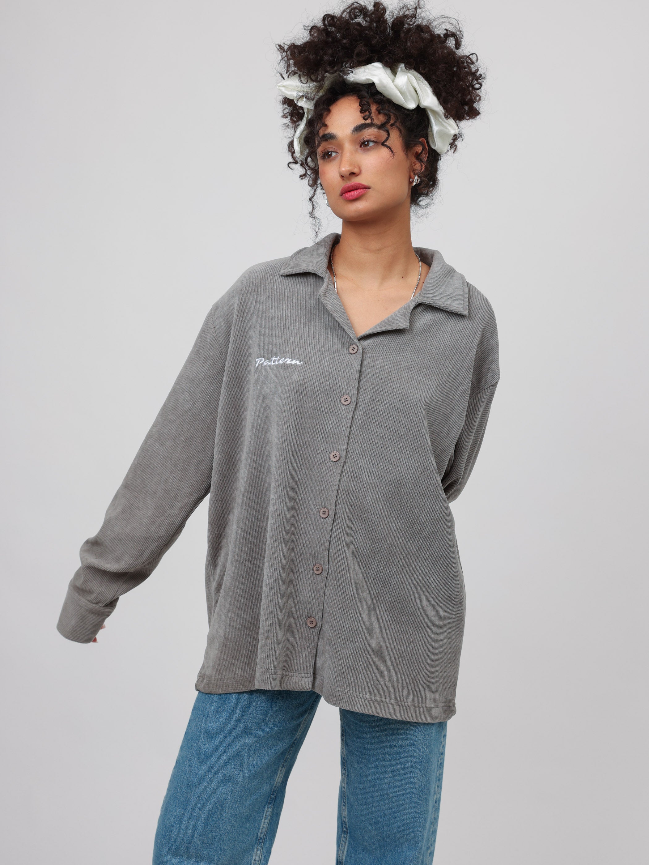 Oversized Long Buttoned Shirt