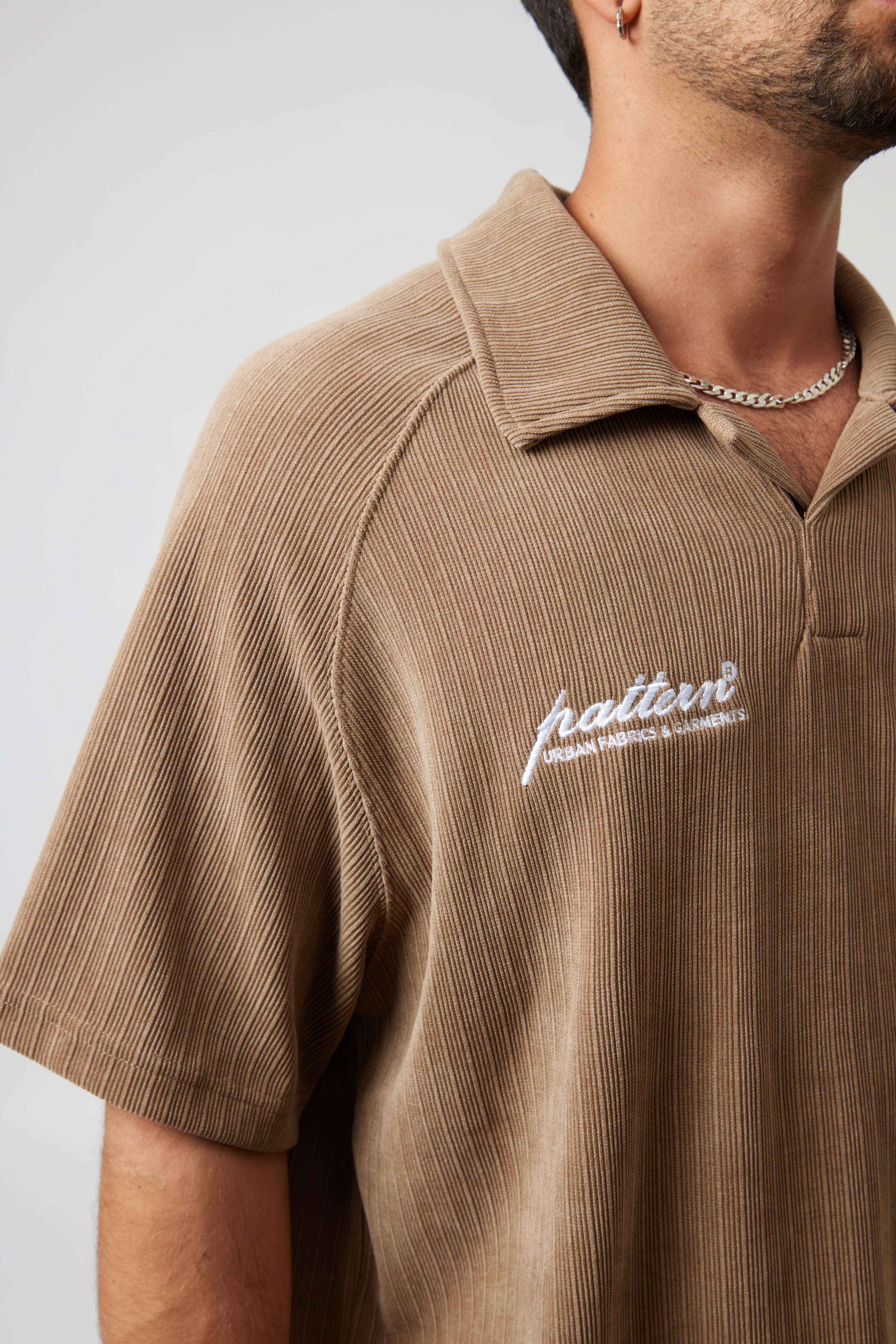 Soft Corduroy Polo Shirt