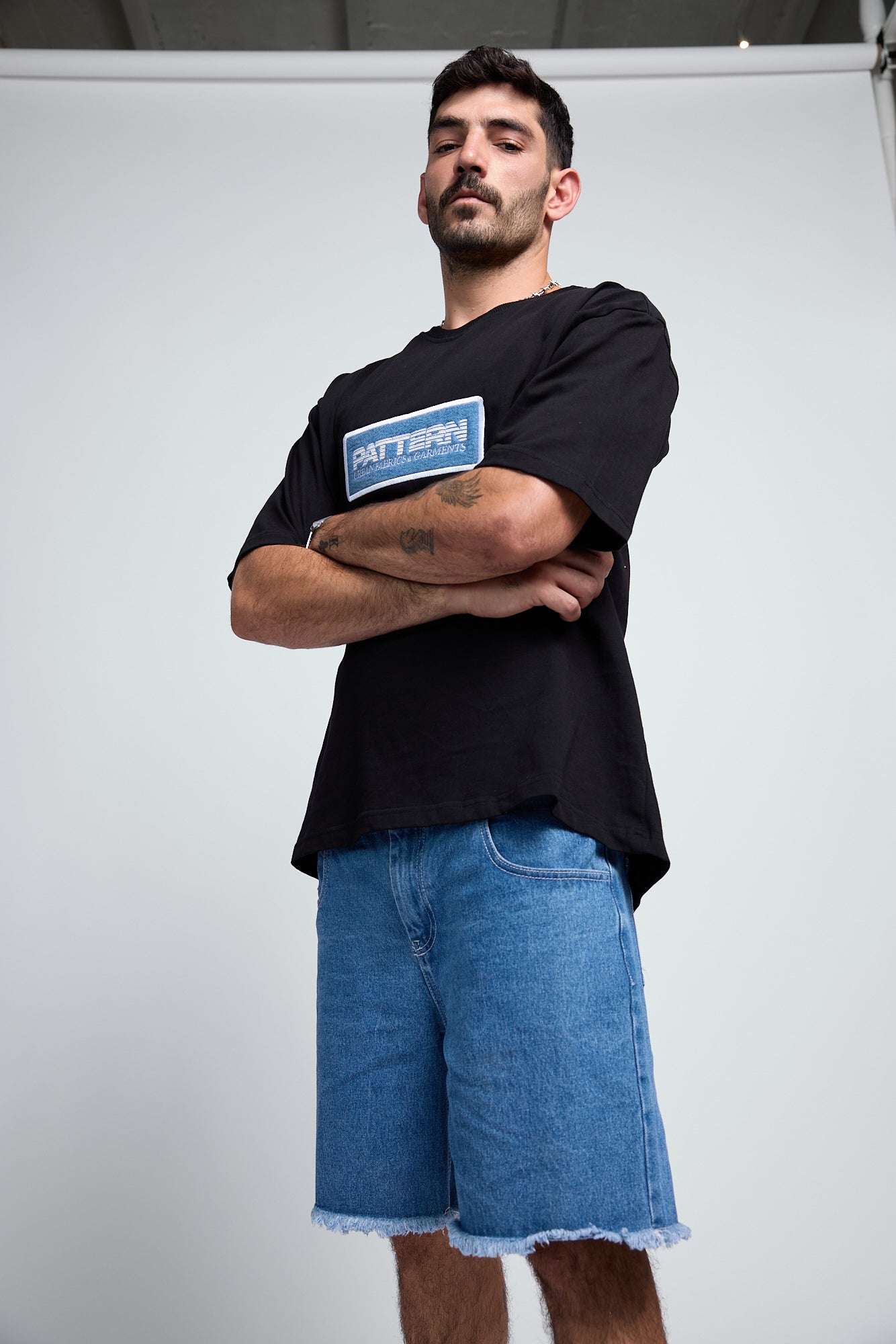 Logo Drop Embroidery T-shirt