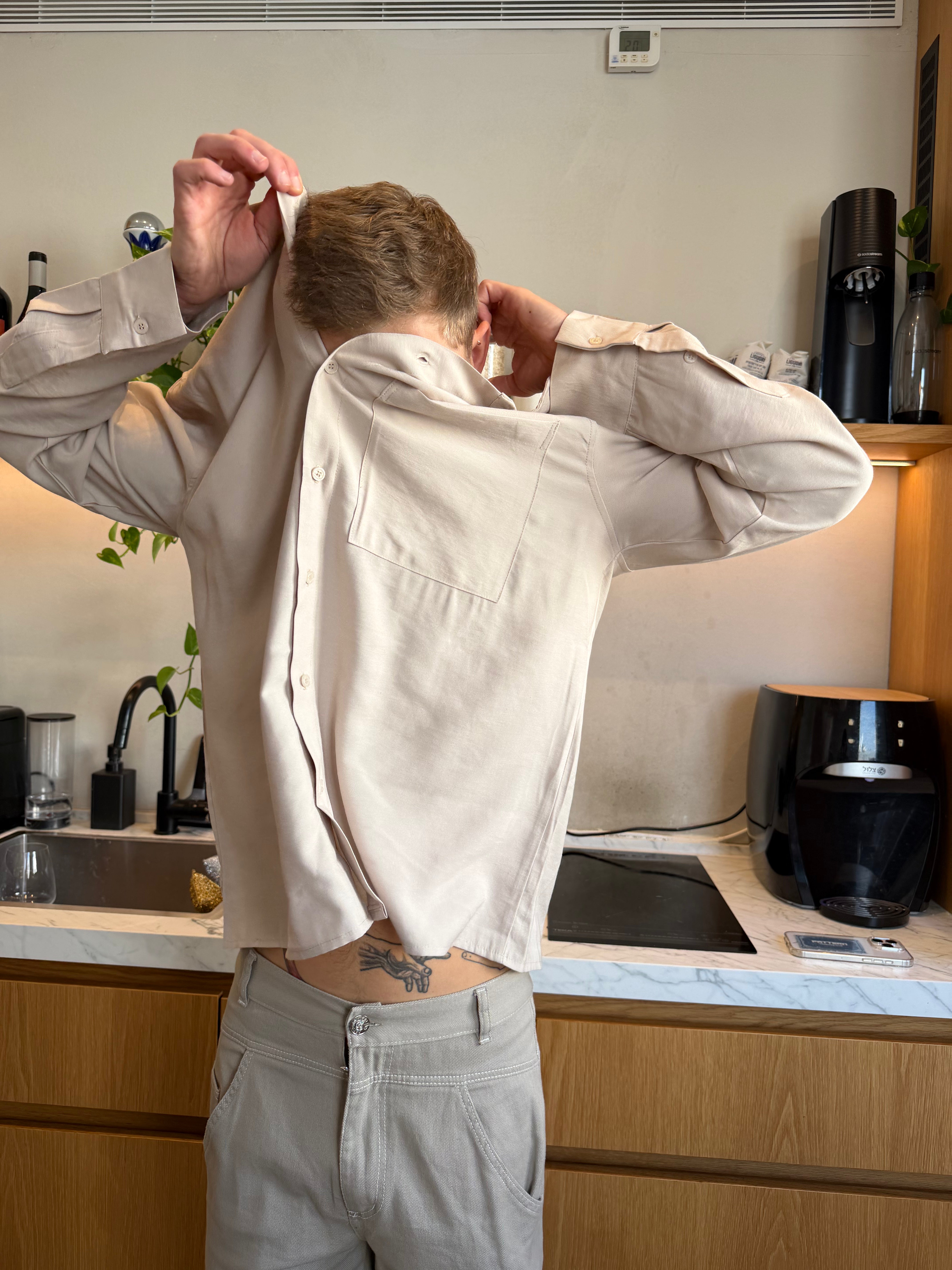 Long Buttoned Shirt