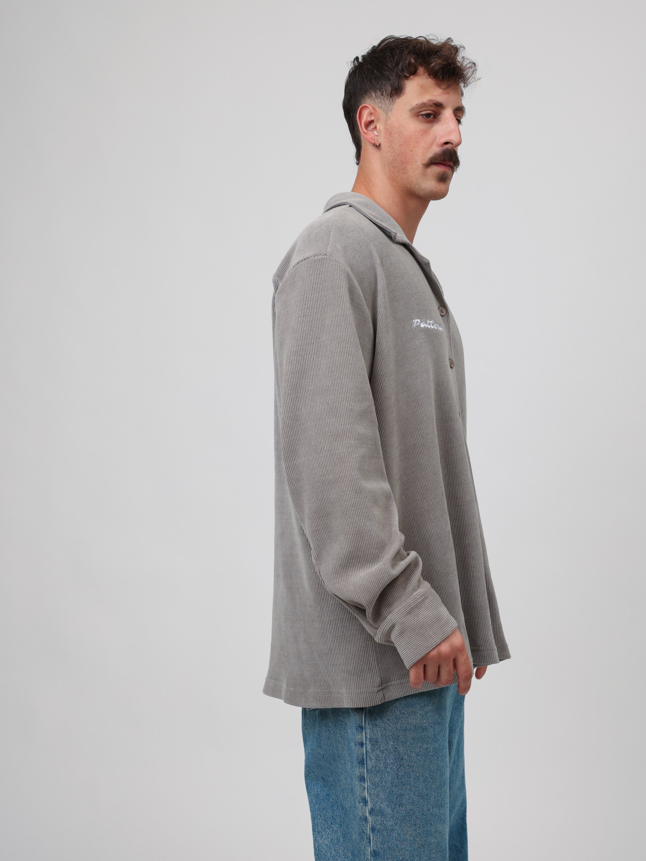 Oversized Long Buttoned Shirt