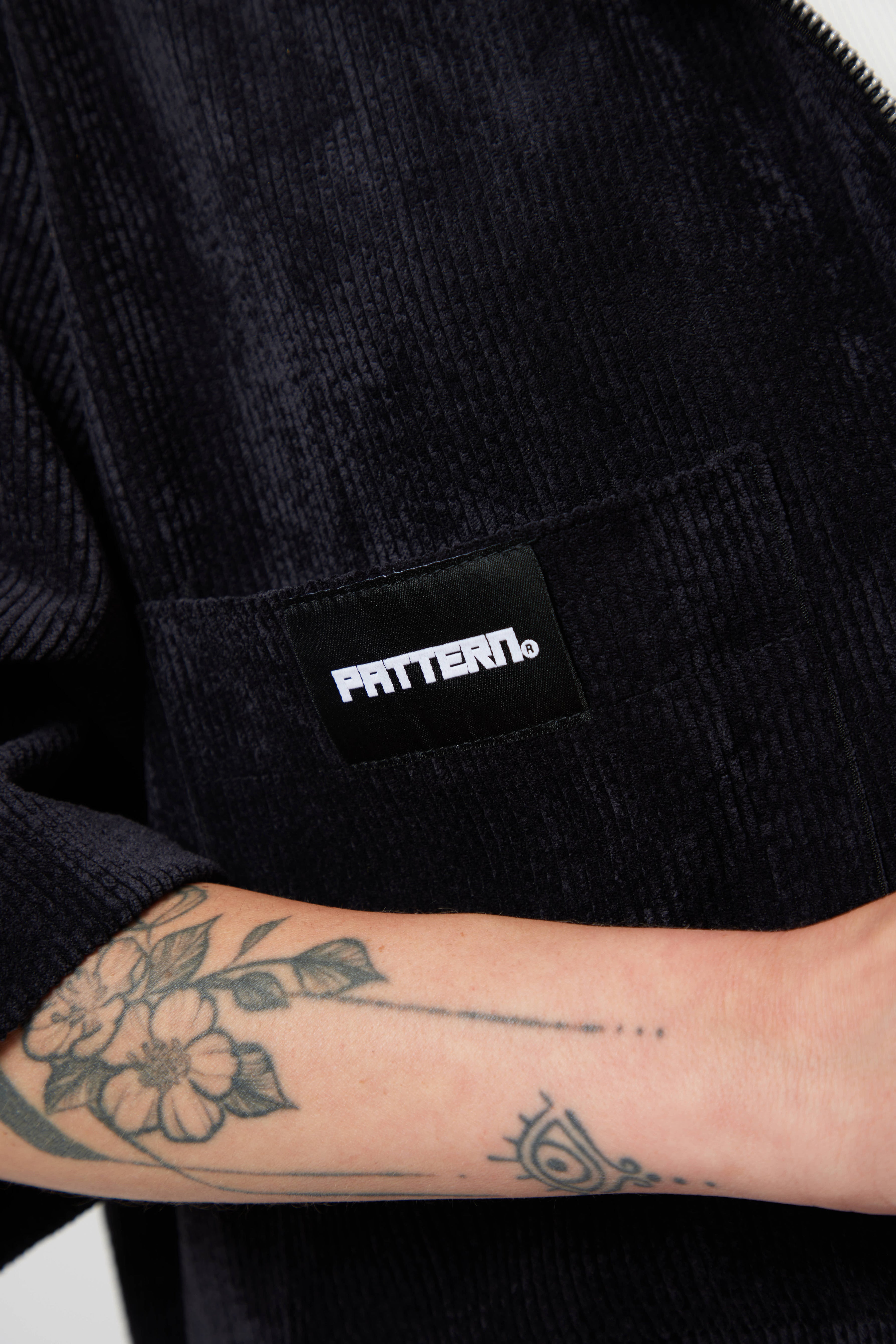 Italian Corduroy Zip Shirt