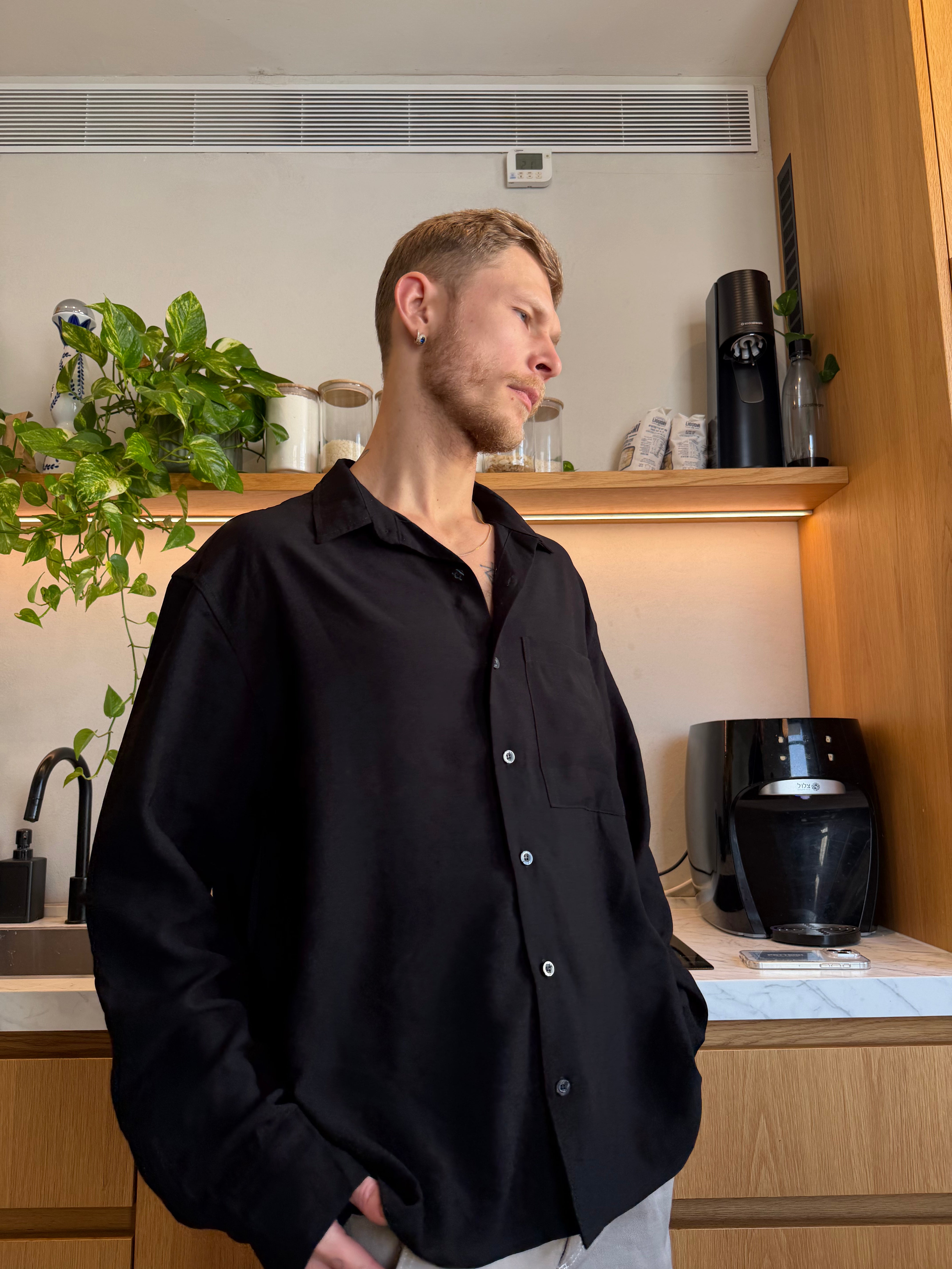 Long Buttoned Shirt