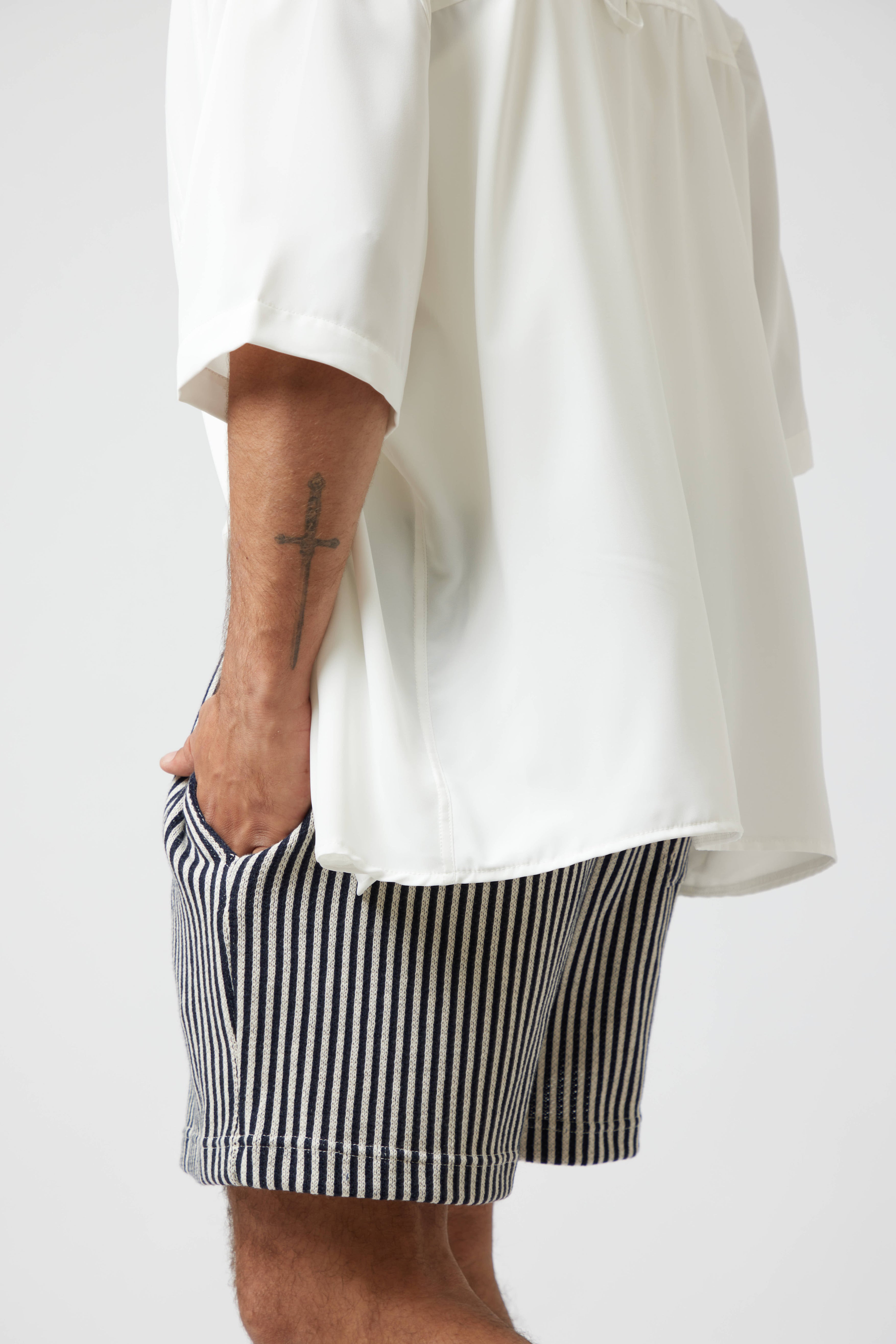 Striped Shorts navy