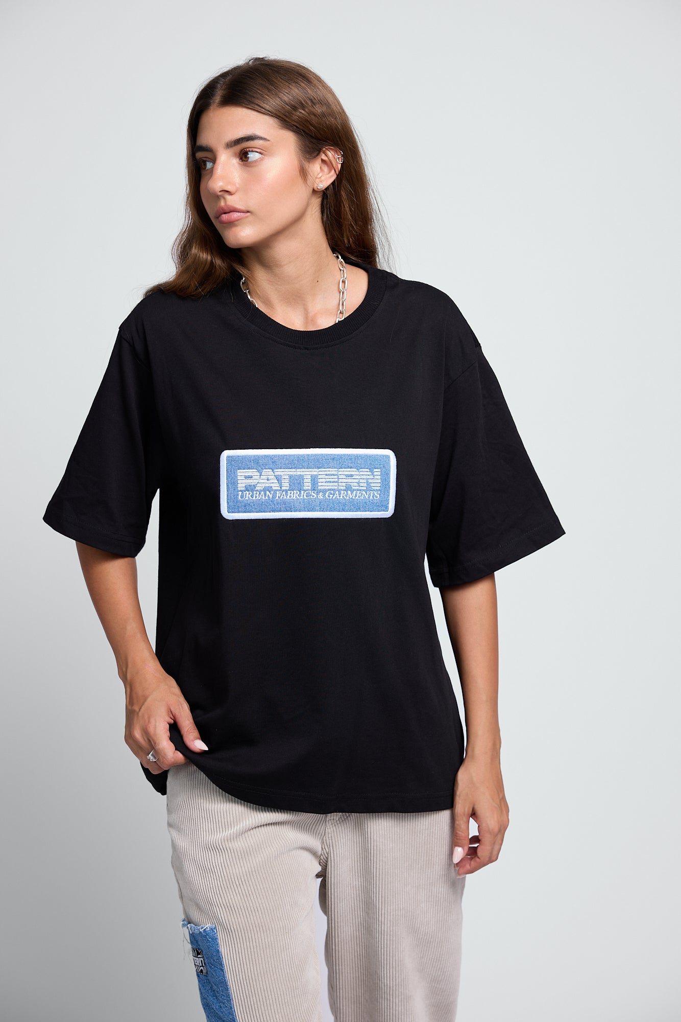 Logo Drop Embroidery T-shirt