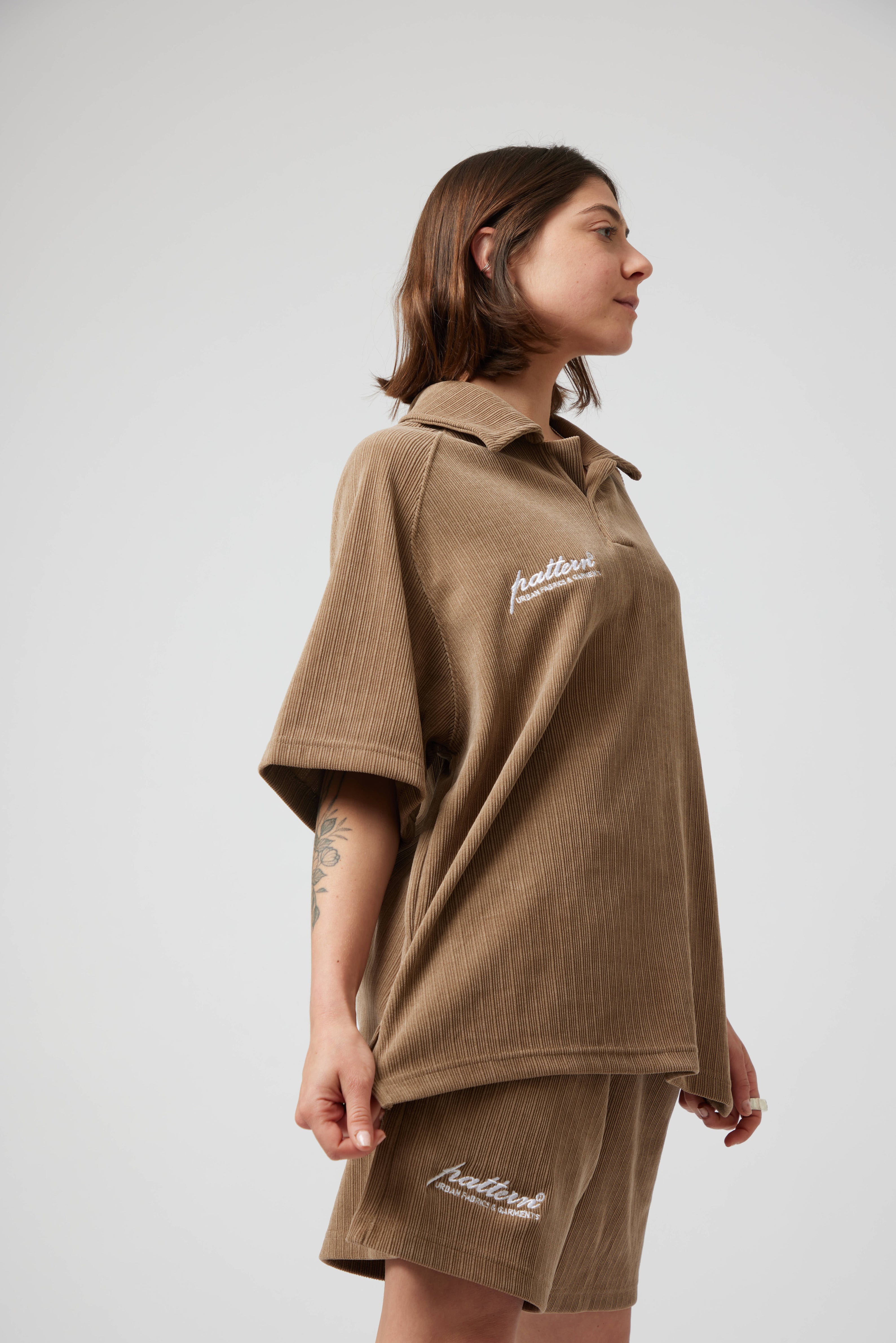 Soft Corduroy Polo Shirt