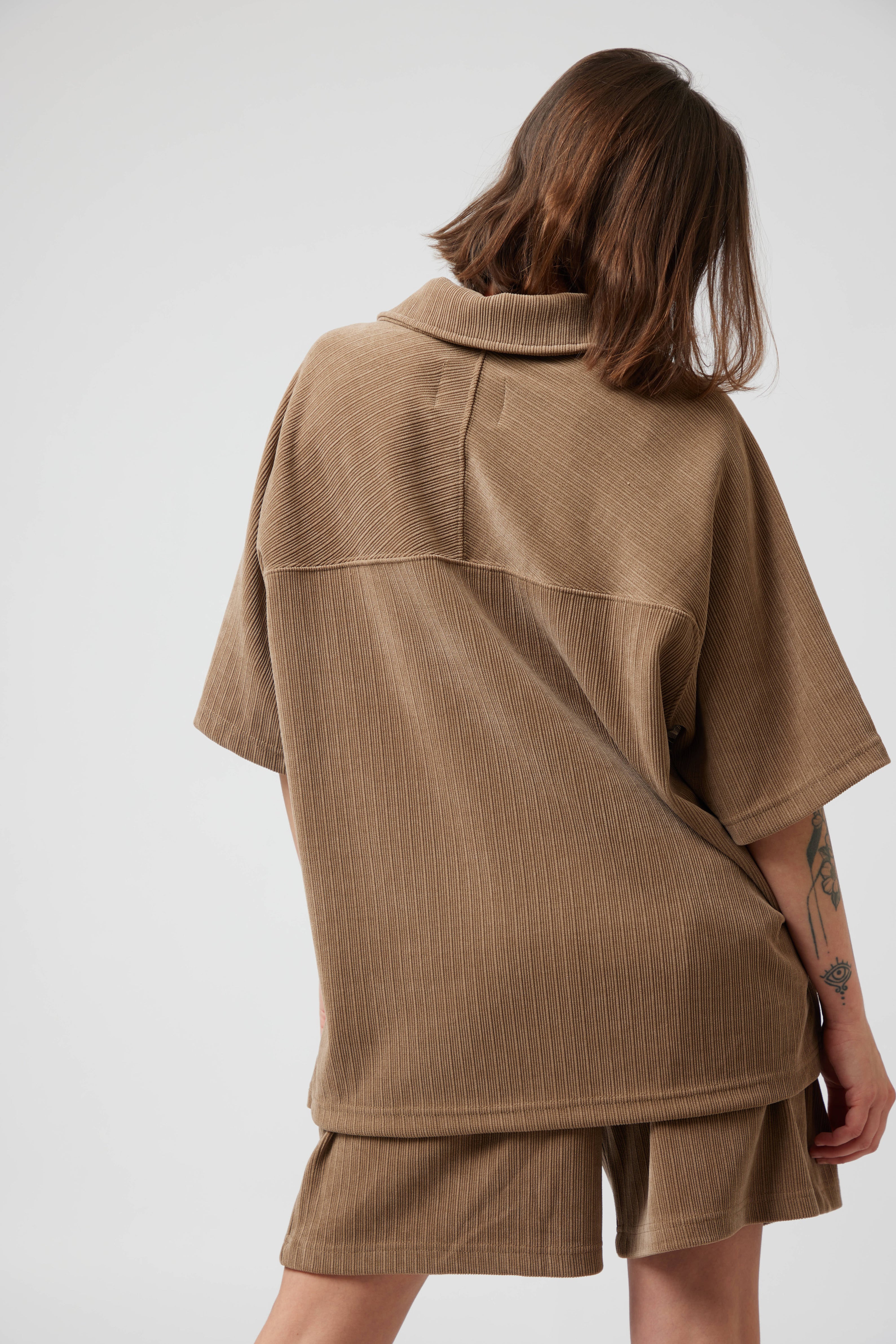 Soft Corduroy Polo Shirt