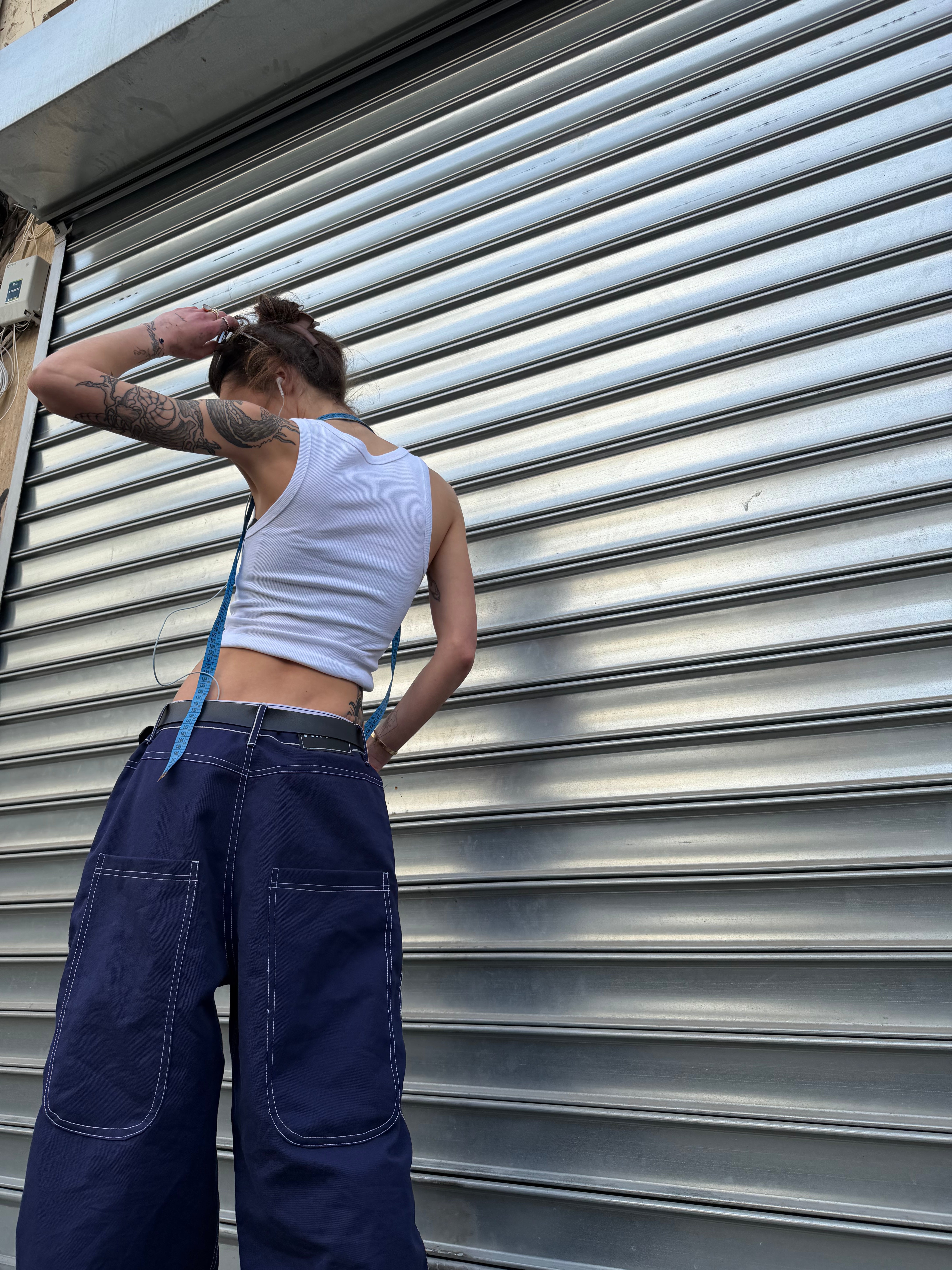 Royal Blue Baggy Jeans