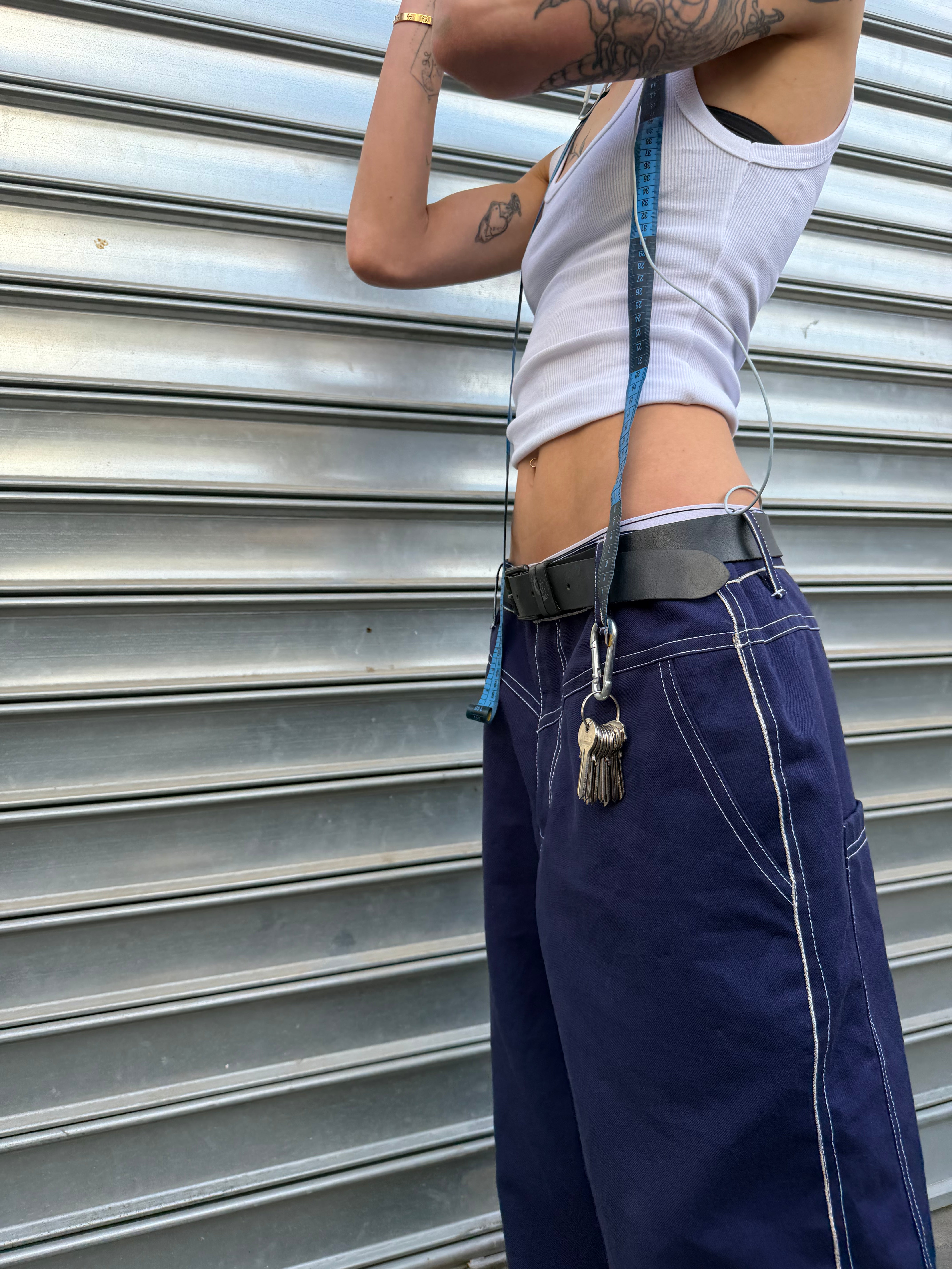 Royal Blue Baggy Jeans