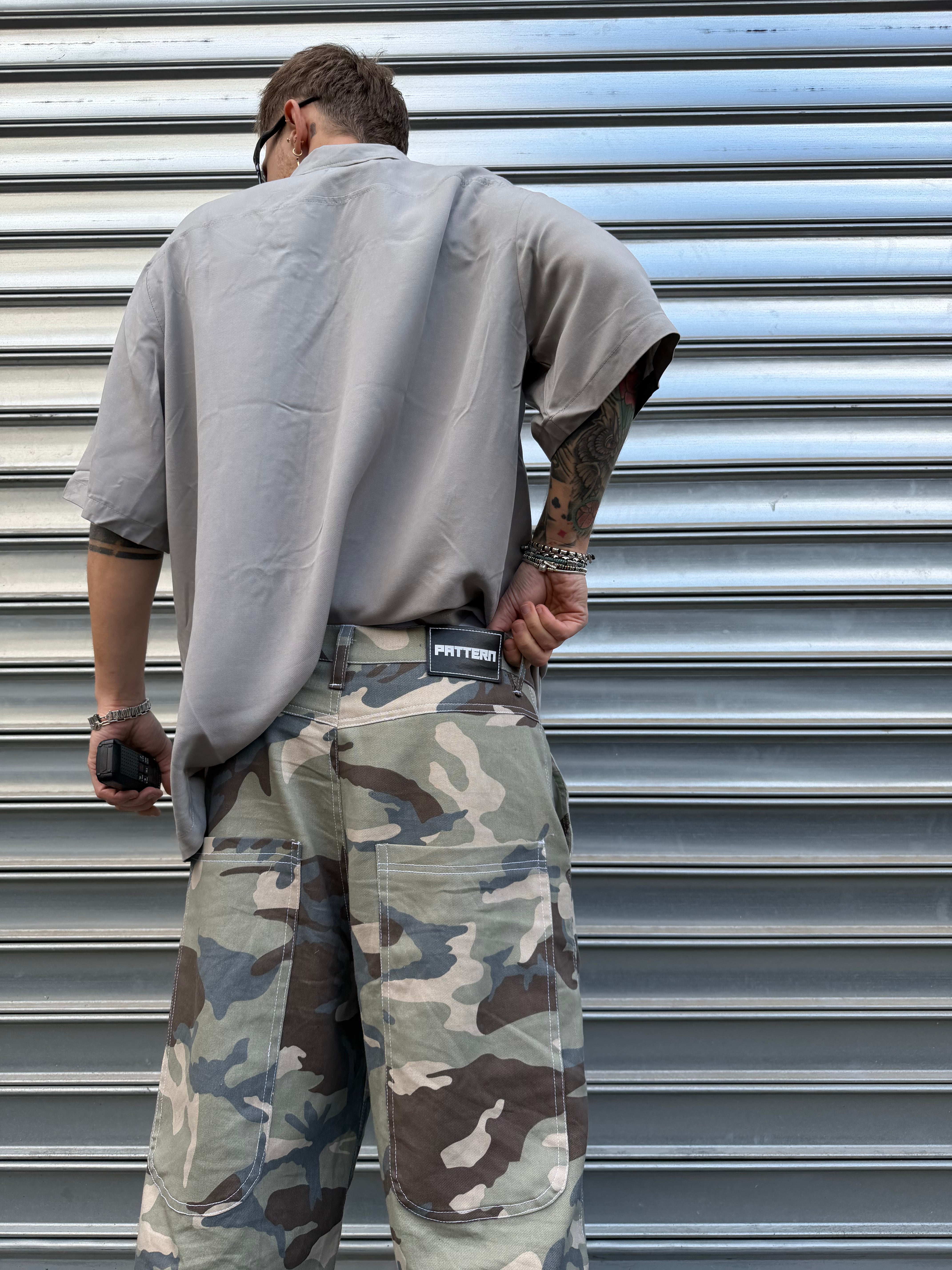 Light Camo Baggy Jeans