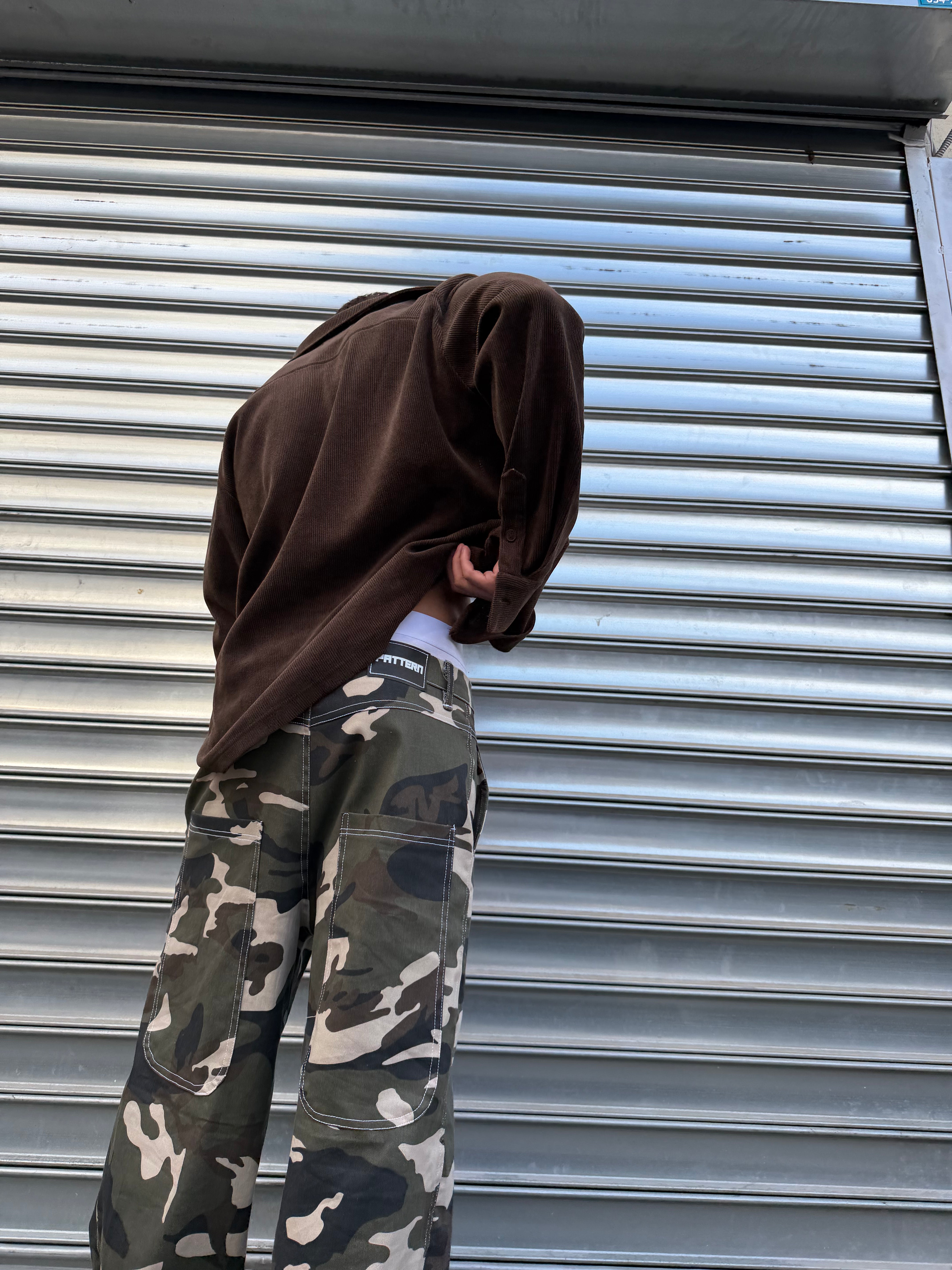 Dark Camo Baggy Jeans