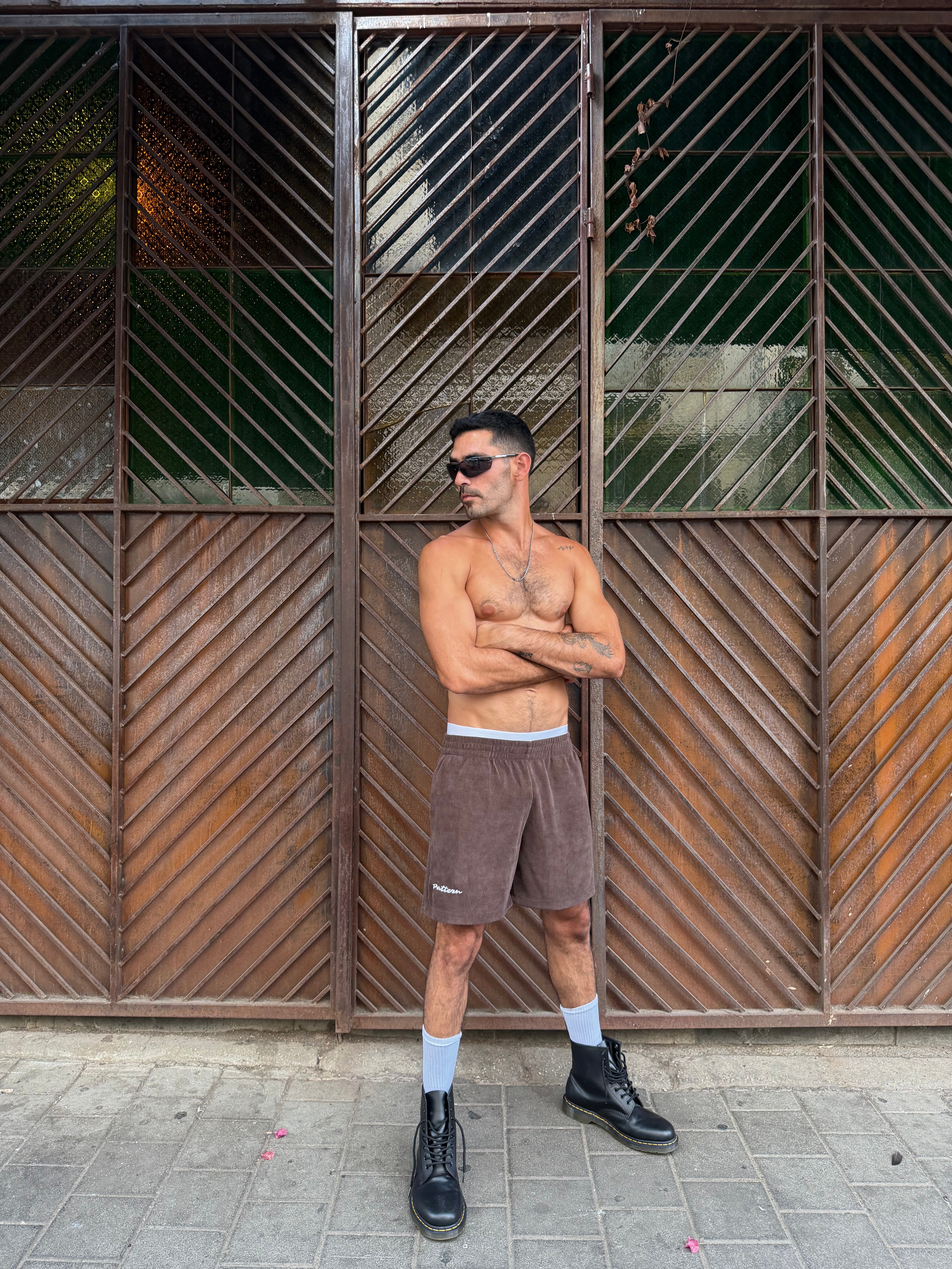 Soft Corduroy Boxing Shorts