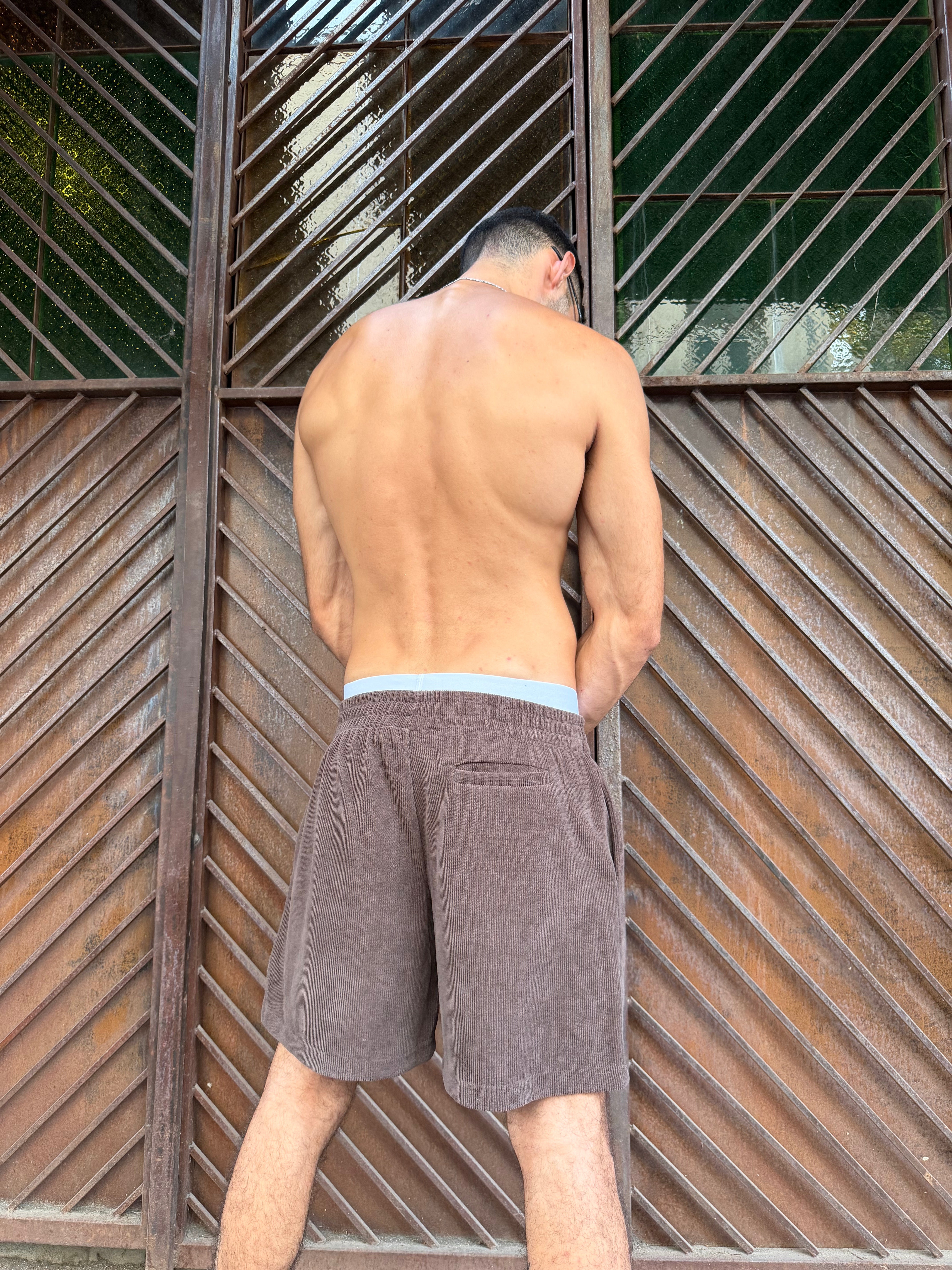 Soft Corduroy Boxing Shorts
