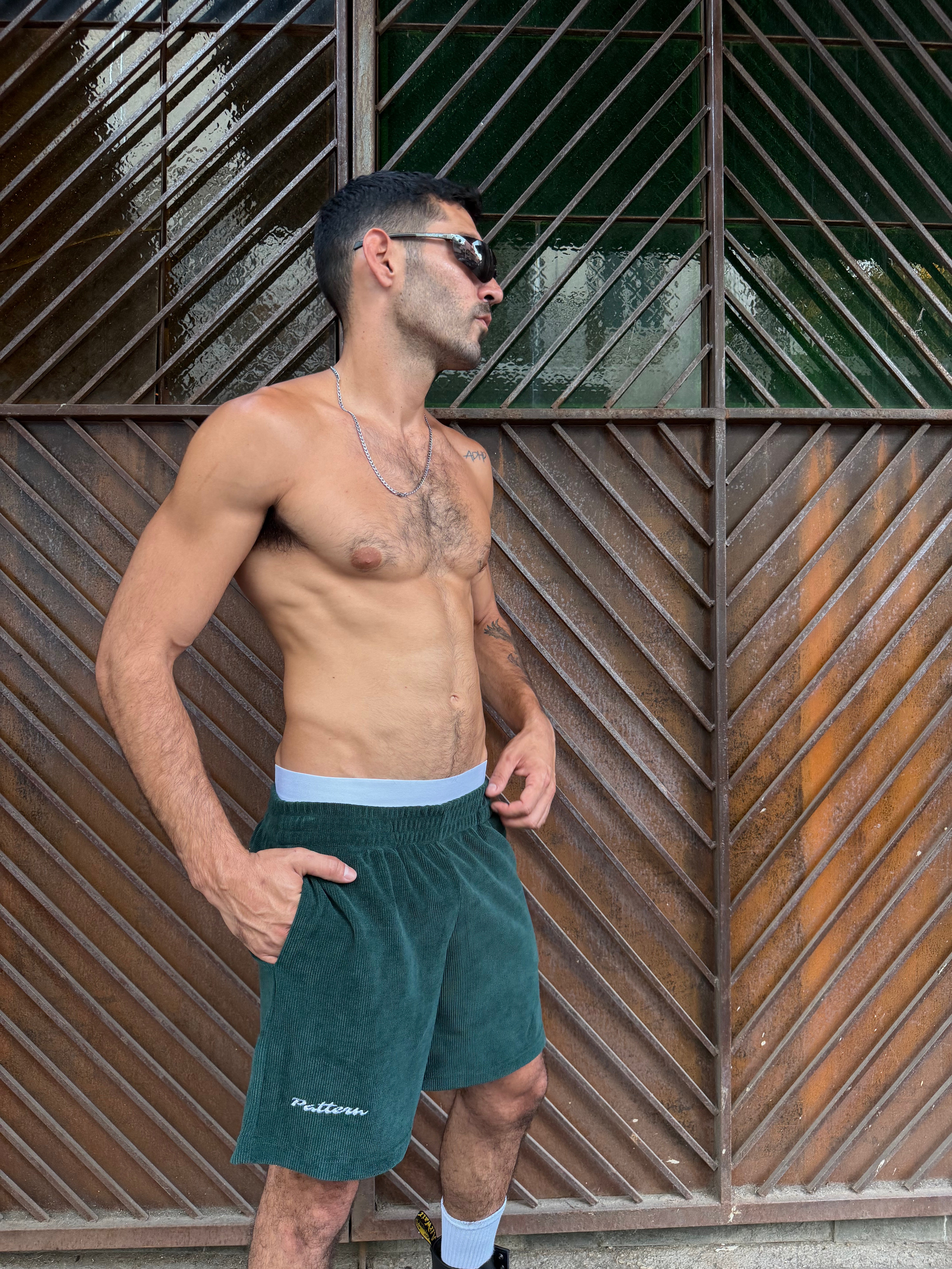 Soft Corduroy Boxing Shorts