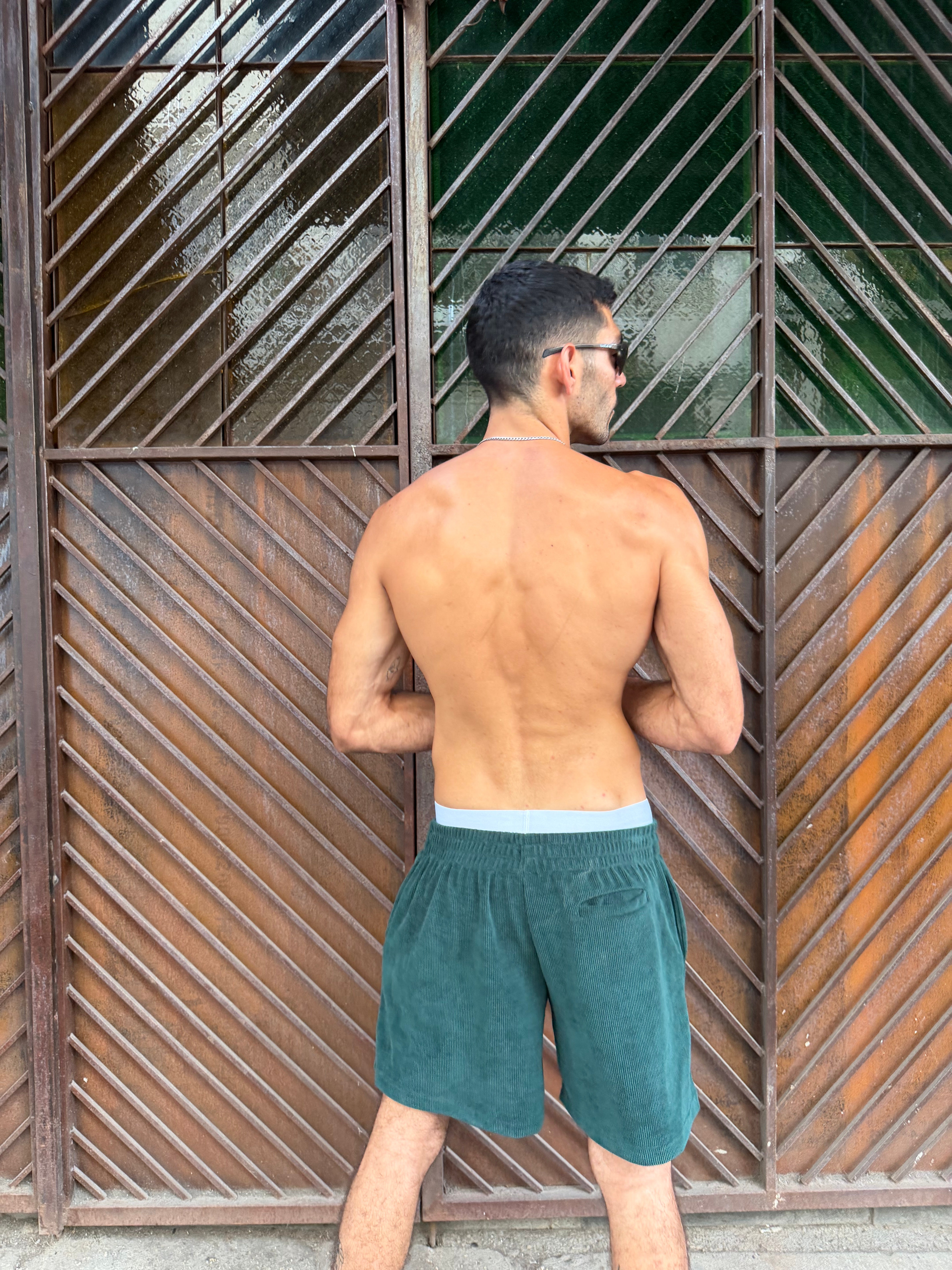 Soft Corduroy Boxing Shorts