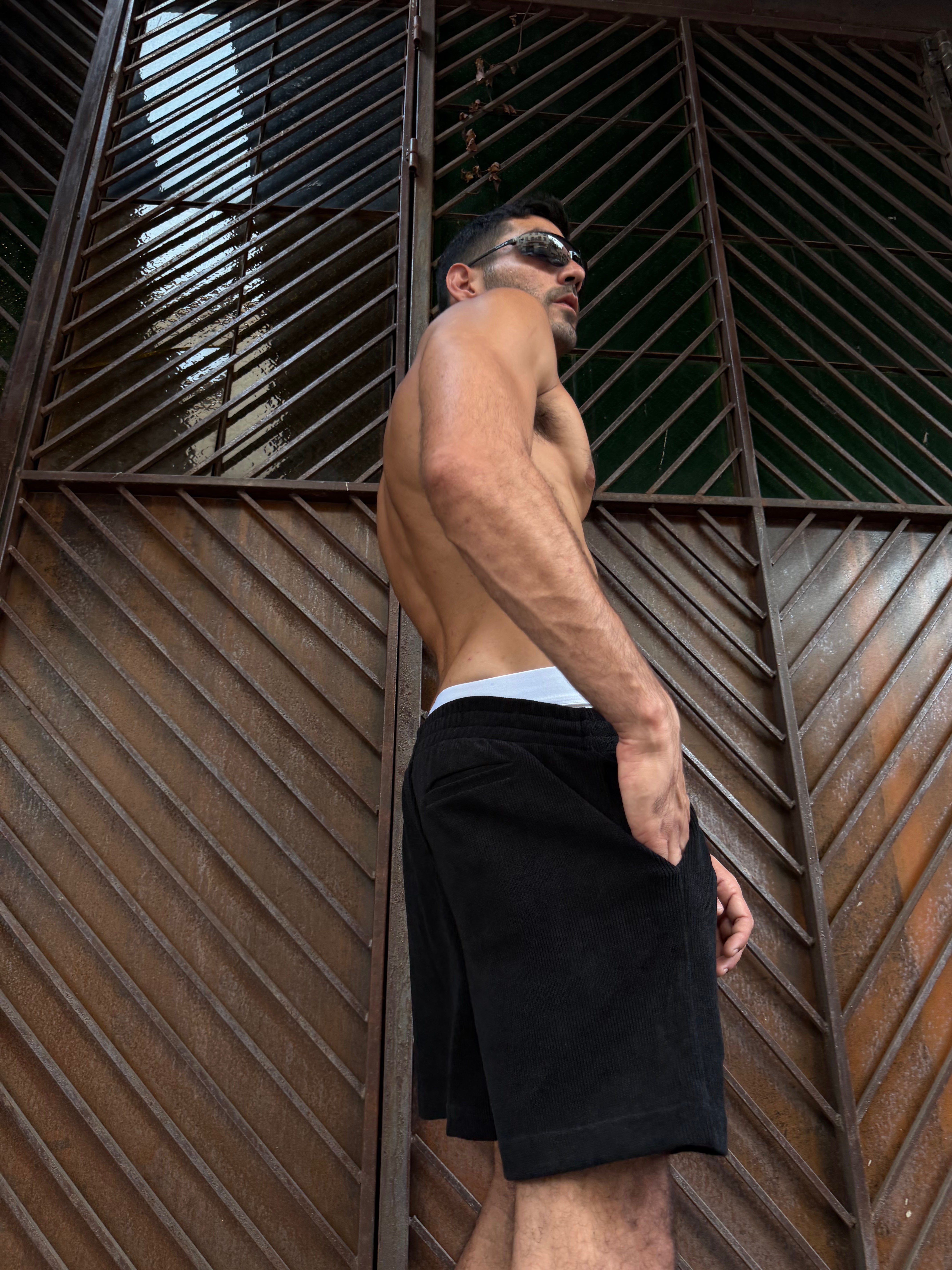 Soft Corduroy Boxing Shorts