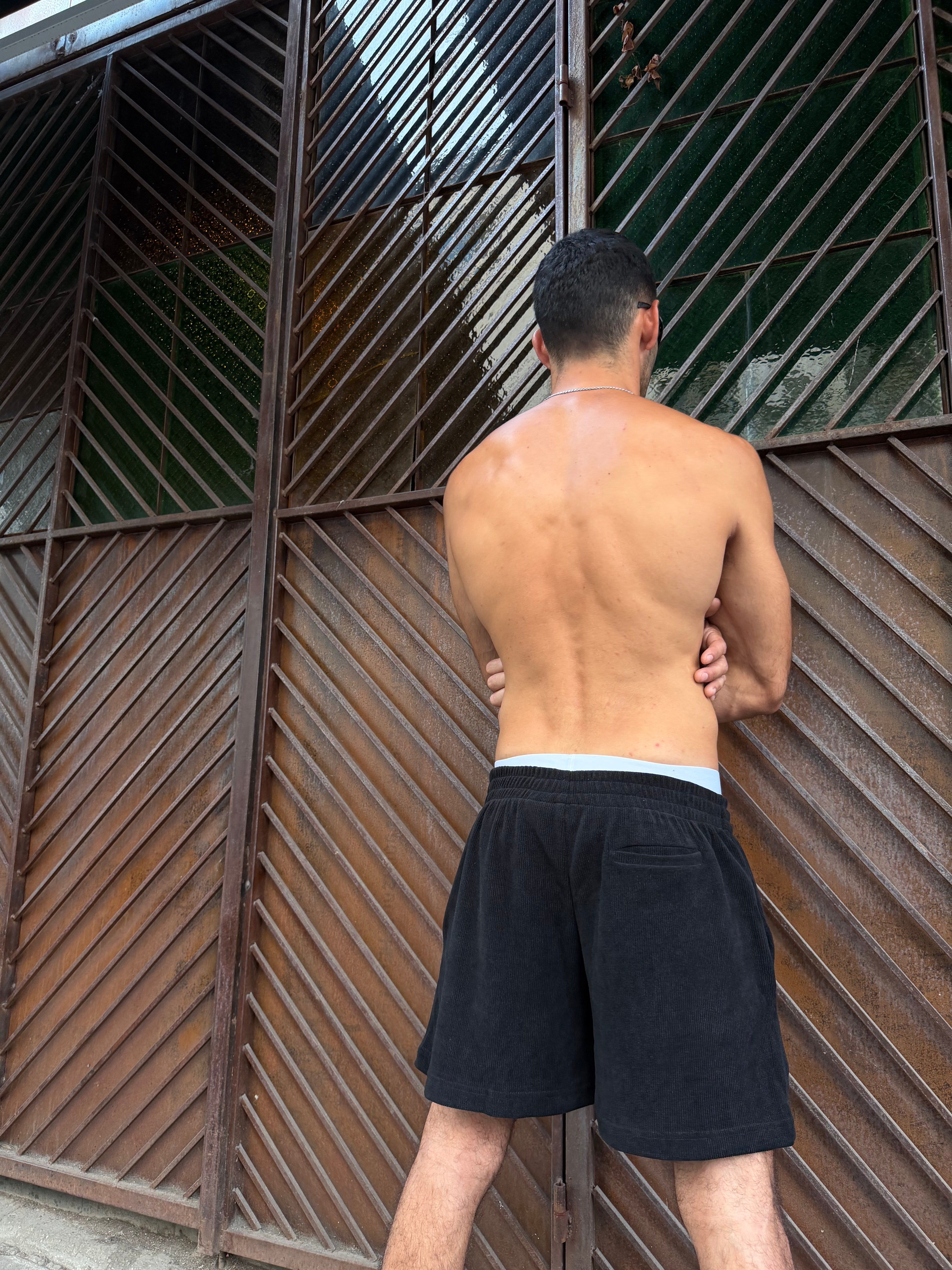 Soft Corduroy Boxing Shorts