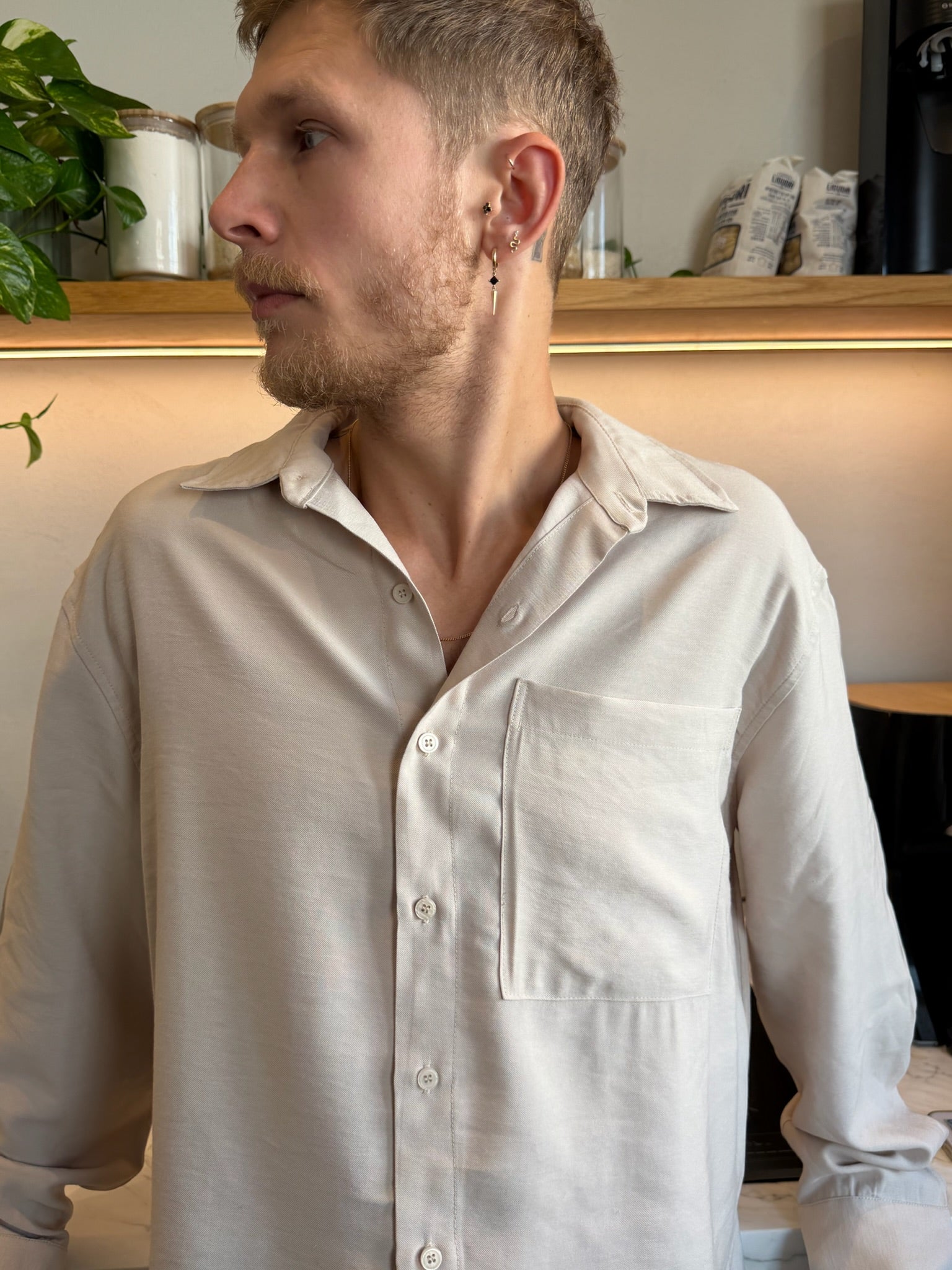 Long Buttoned Shirt