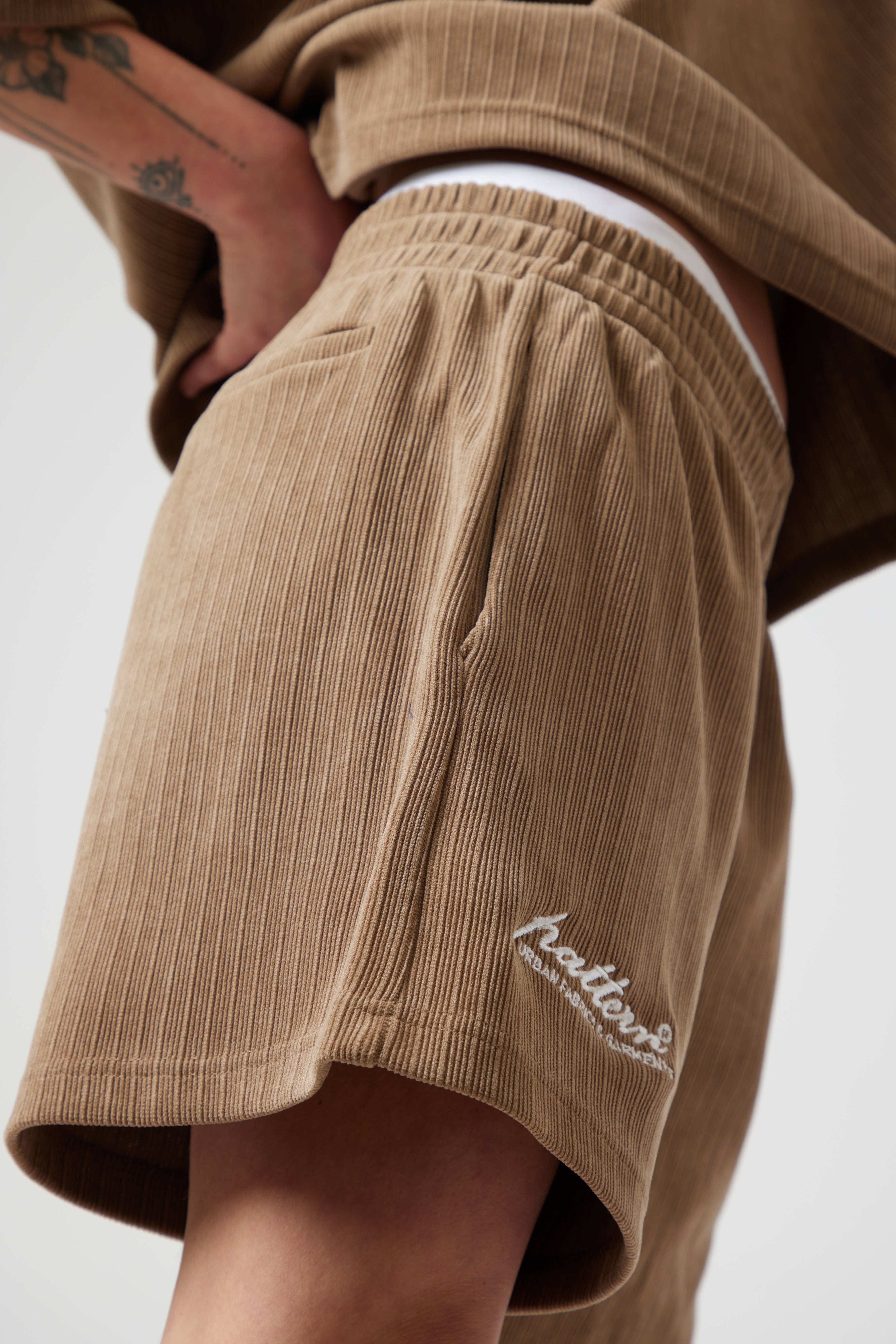 Soft Corduroy Boxing Shorts