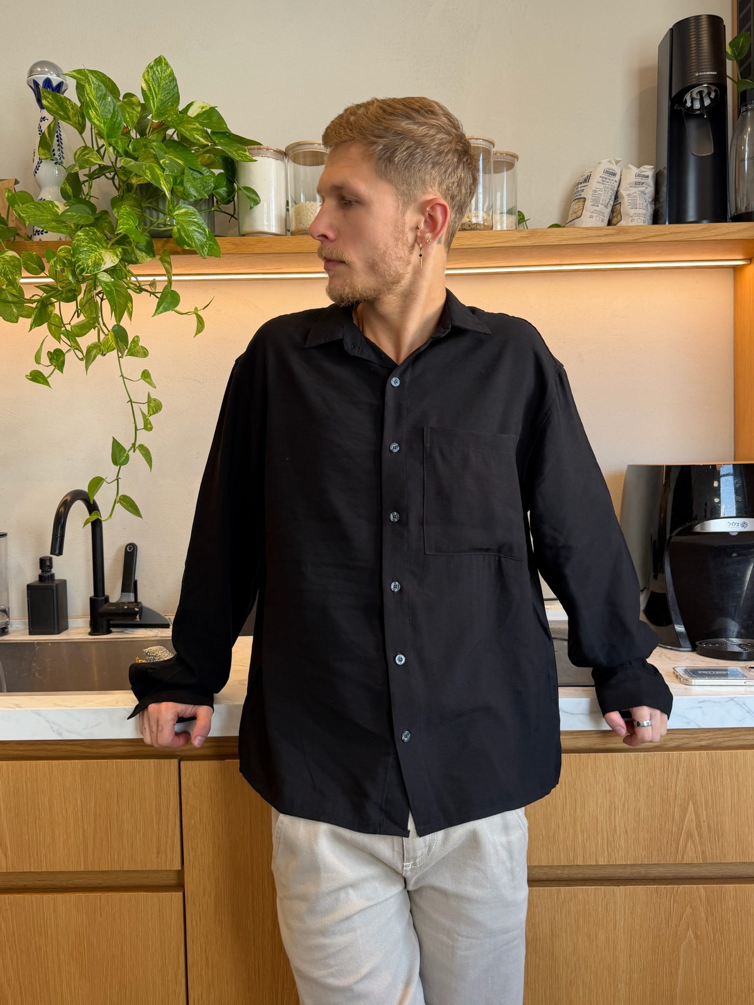 Long Buttoned Shirt