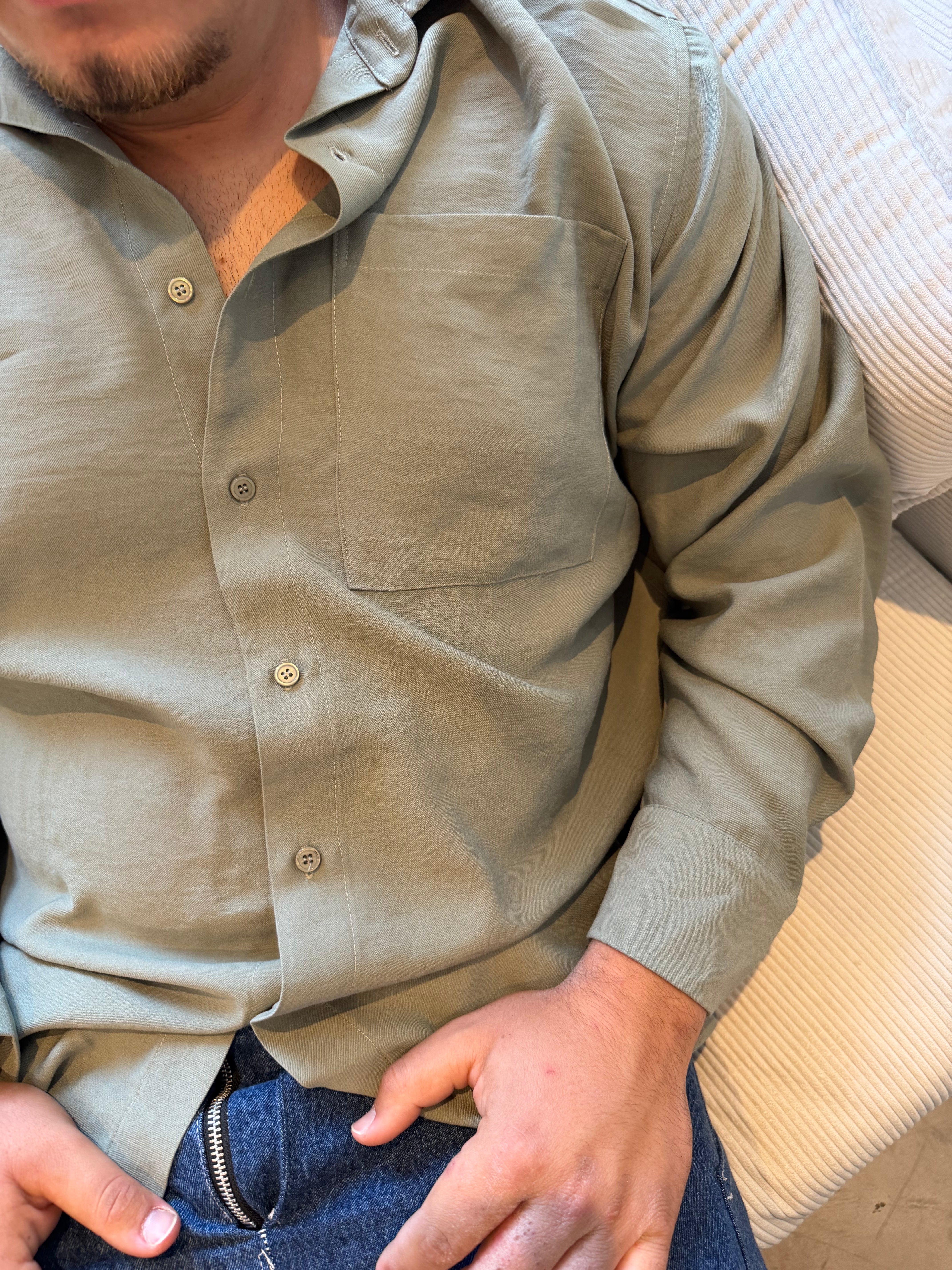 Long Buttoned Shirt