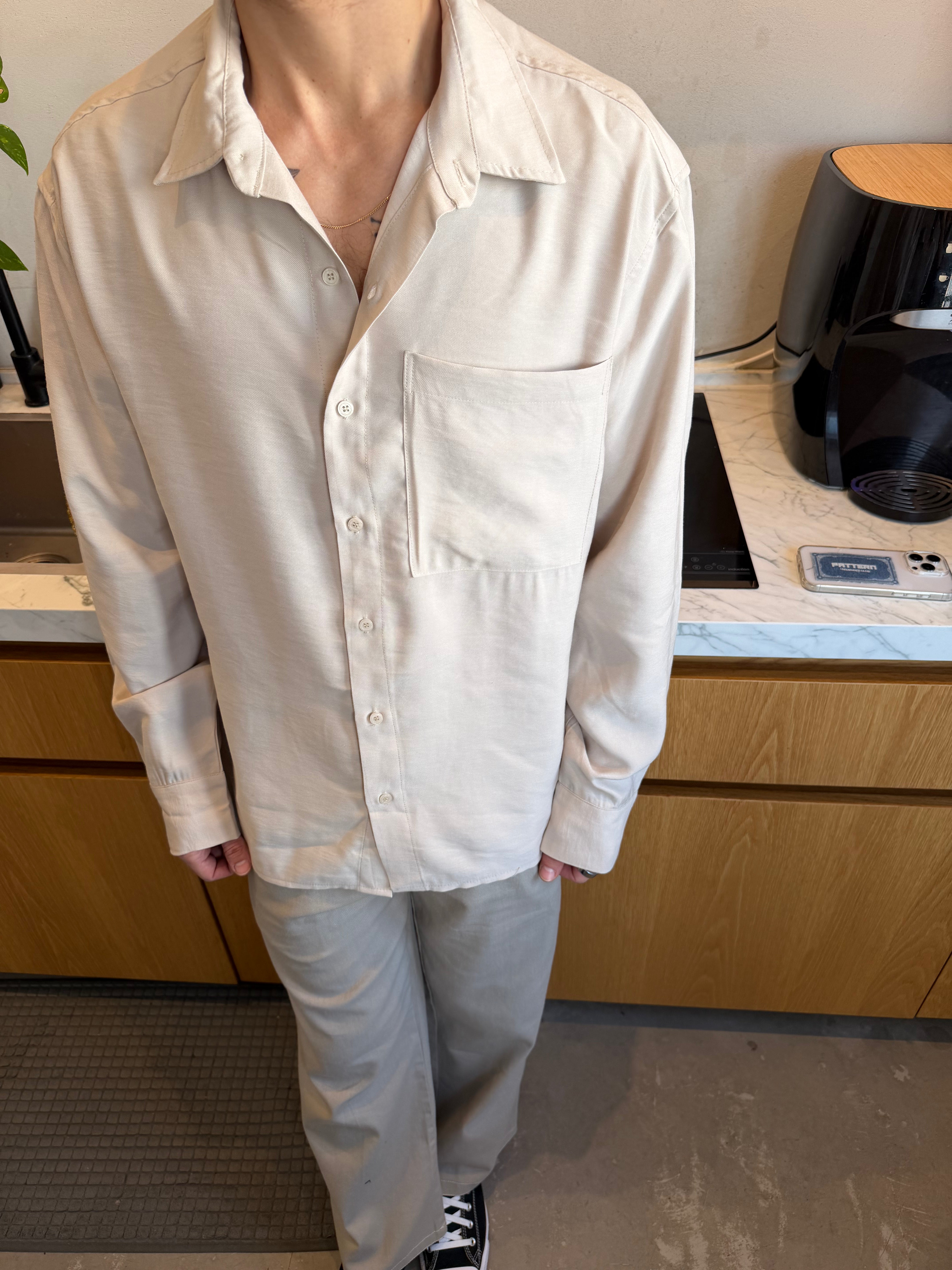 Long Buttoned Shirt