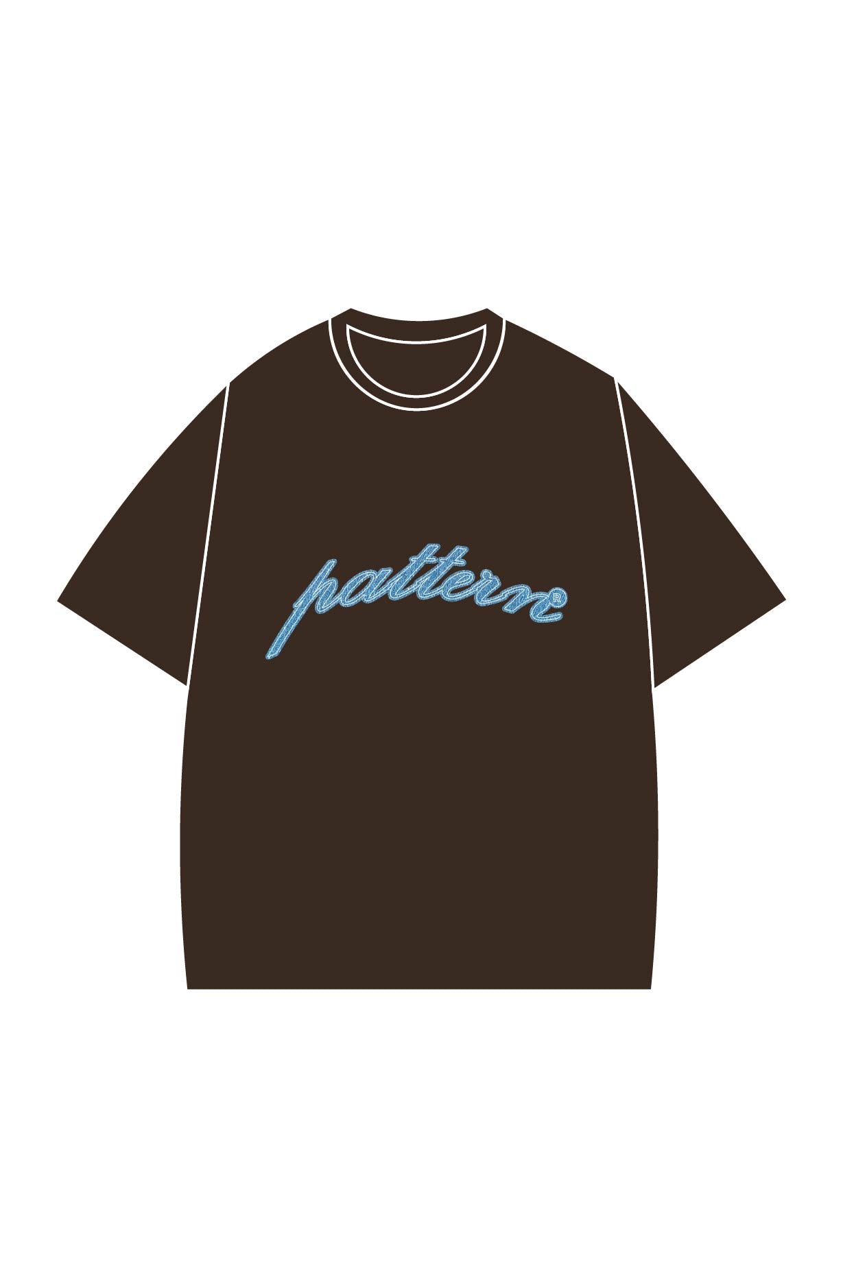 Embroidered Jeans Logo t-shirt
