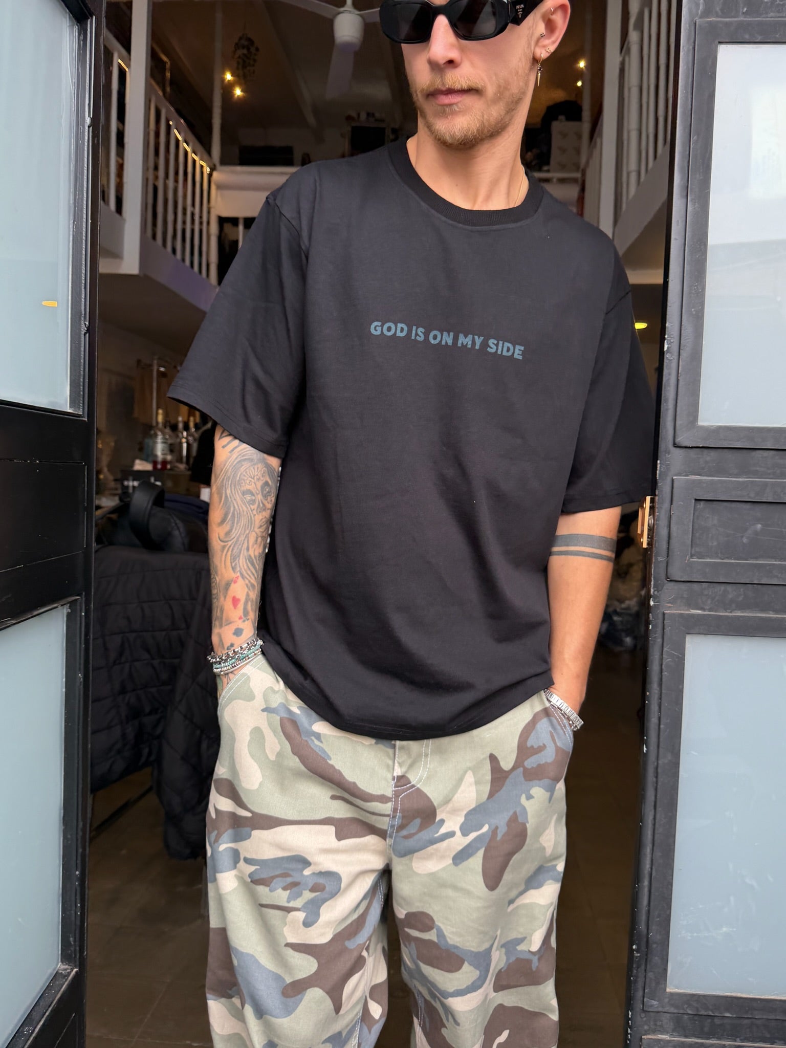 God Is On My Side T-shirt