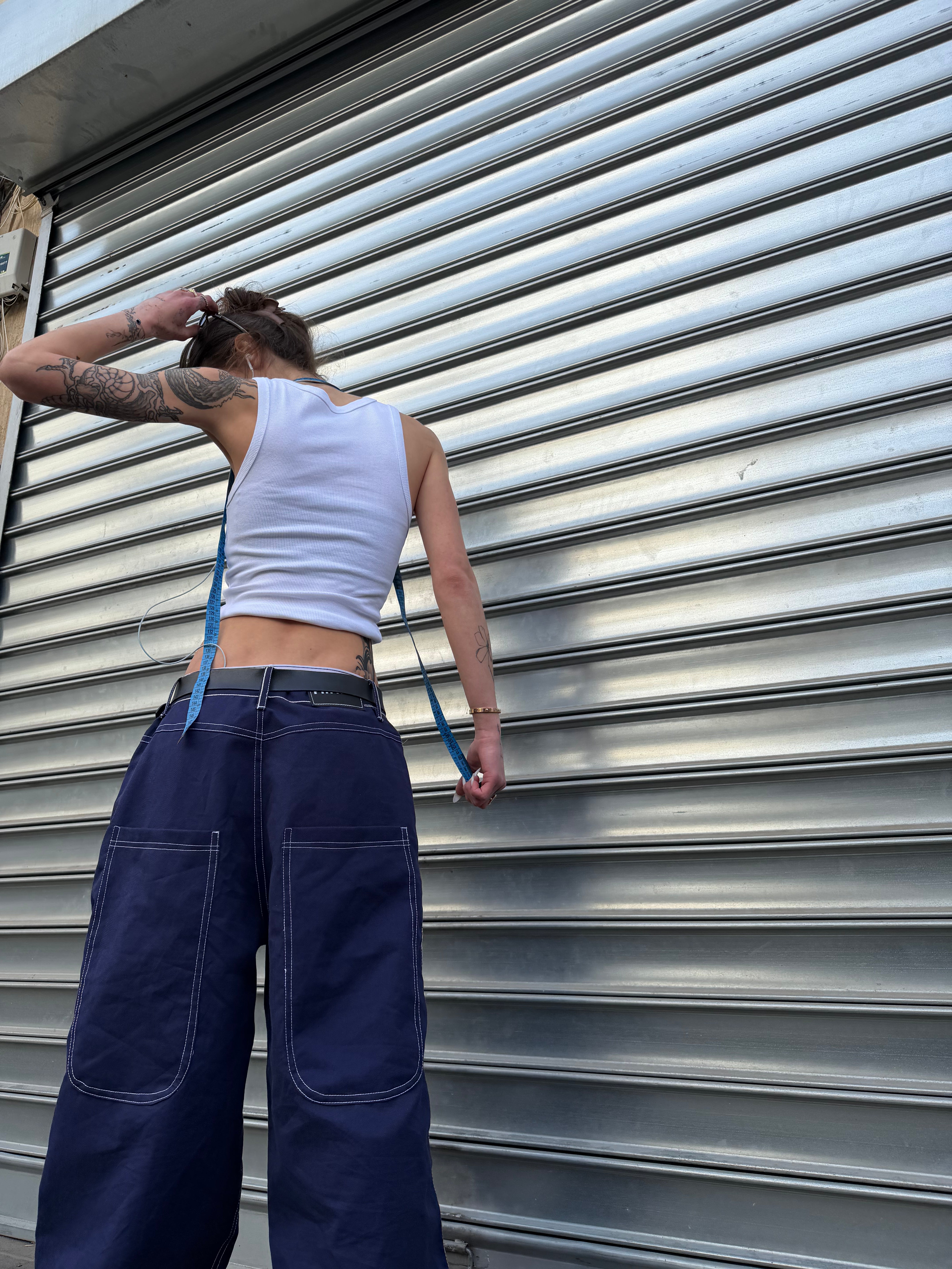 Royal Blue Baggy Jeans