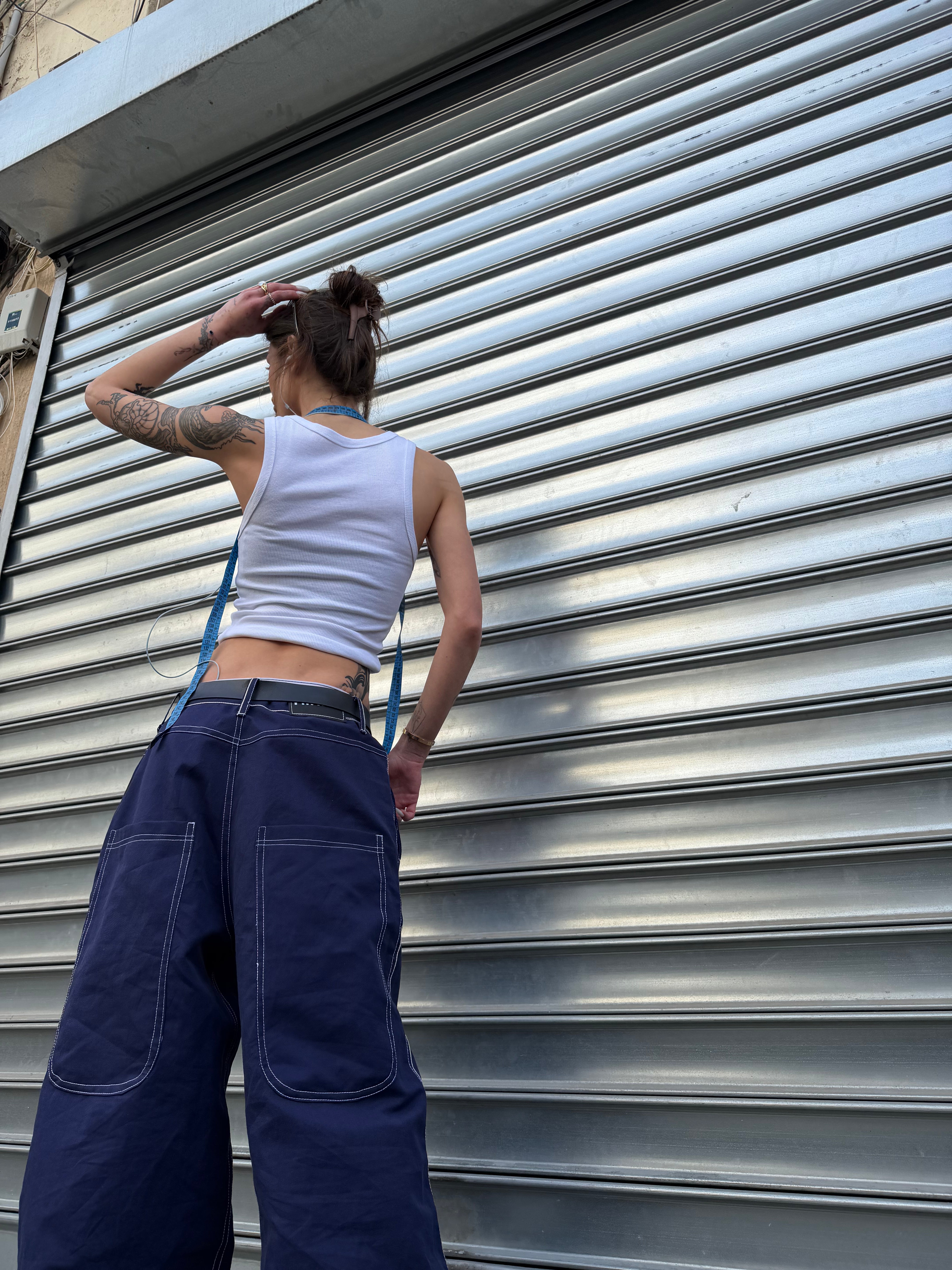 Royal Blue Baggy Jeans