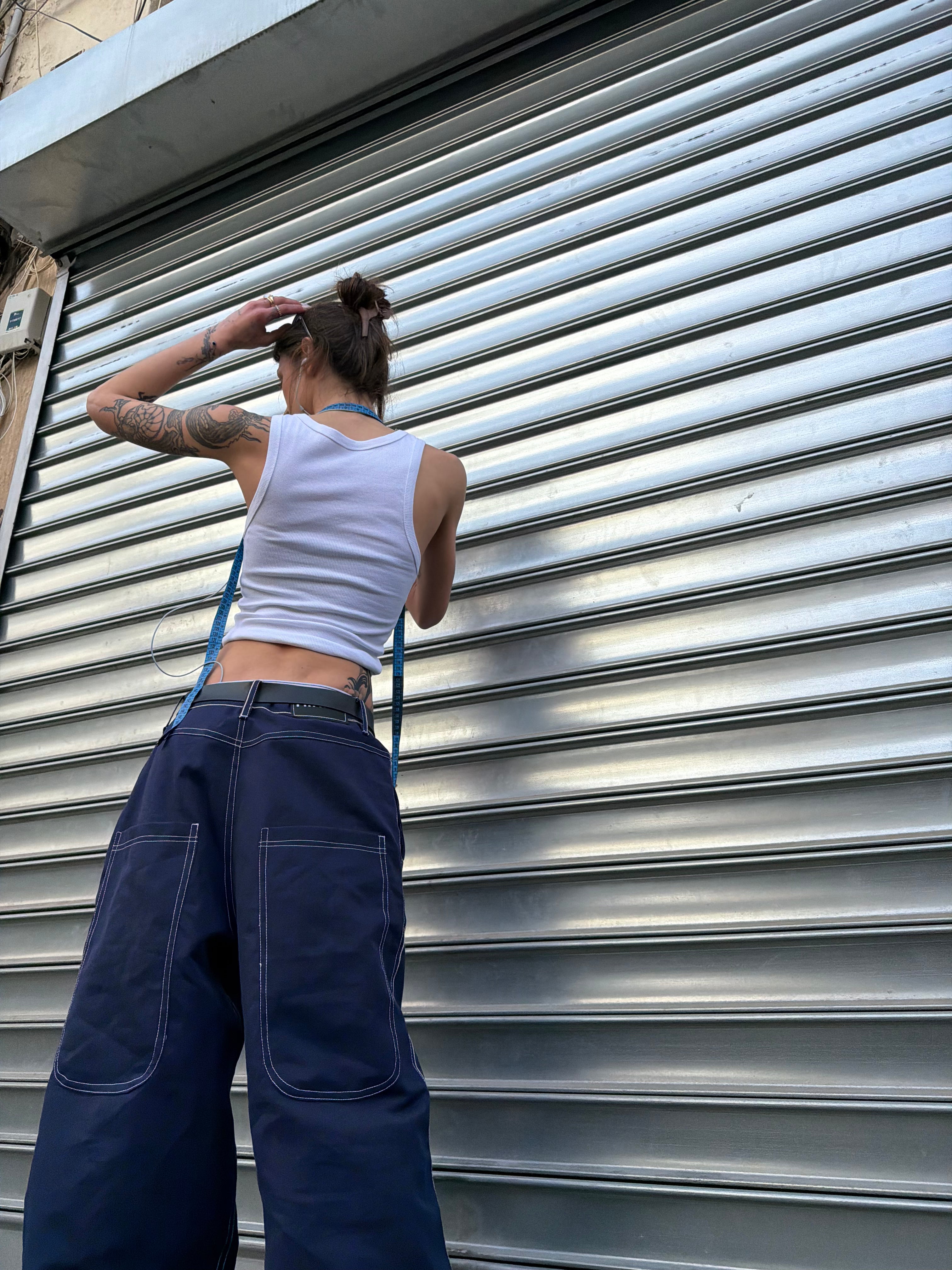 Royal Blue Baggy Jeans