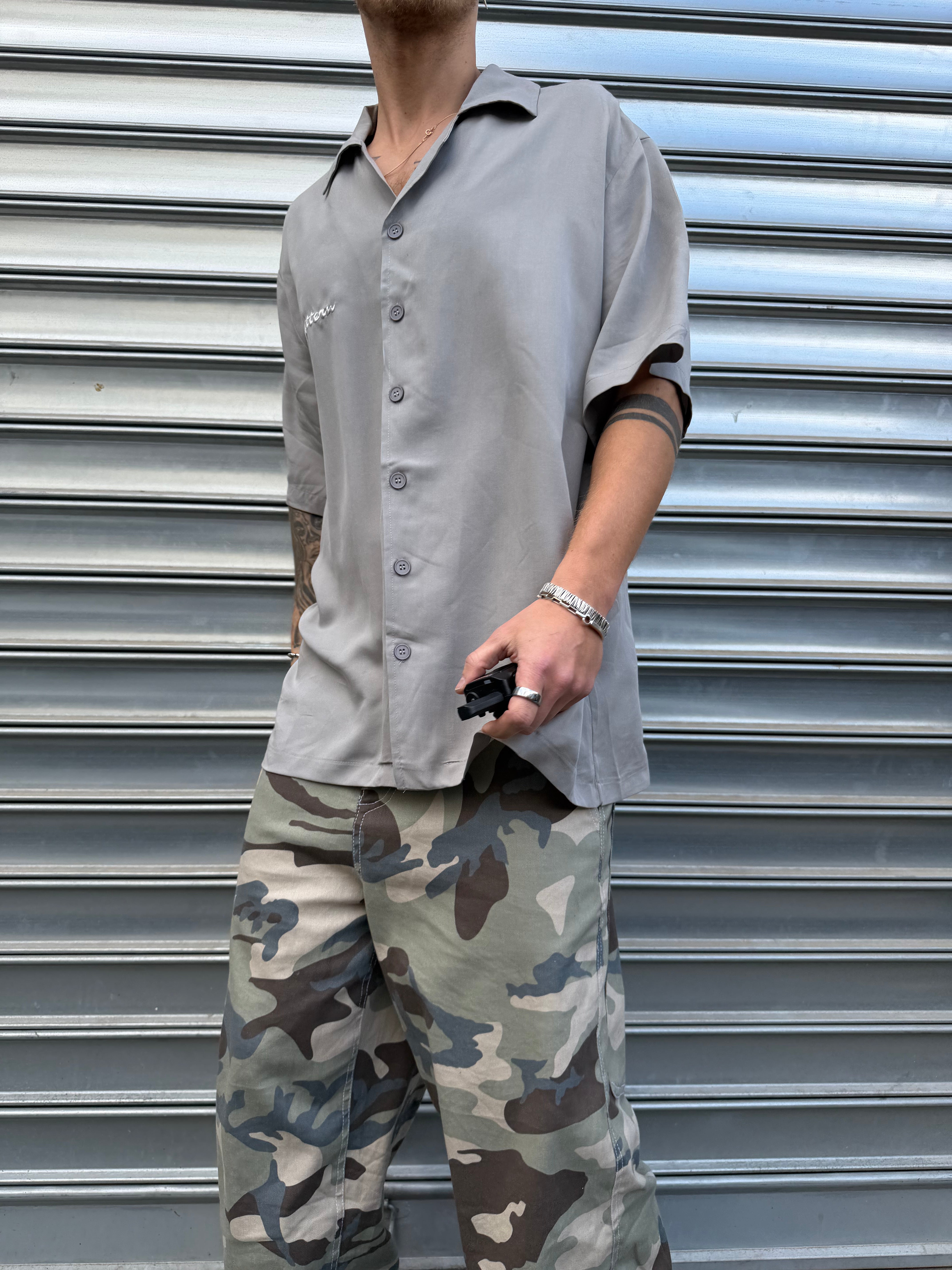Light Camo Baggy Jeans