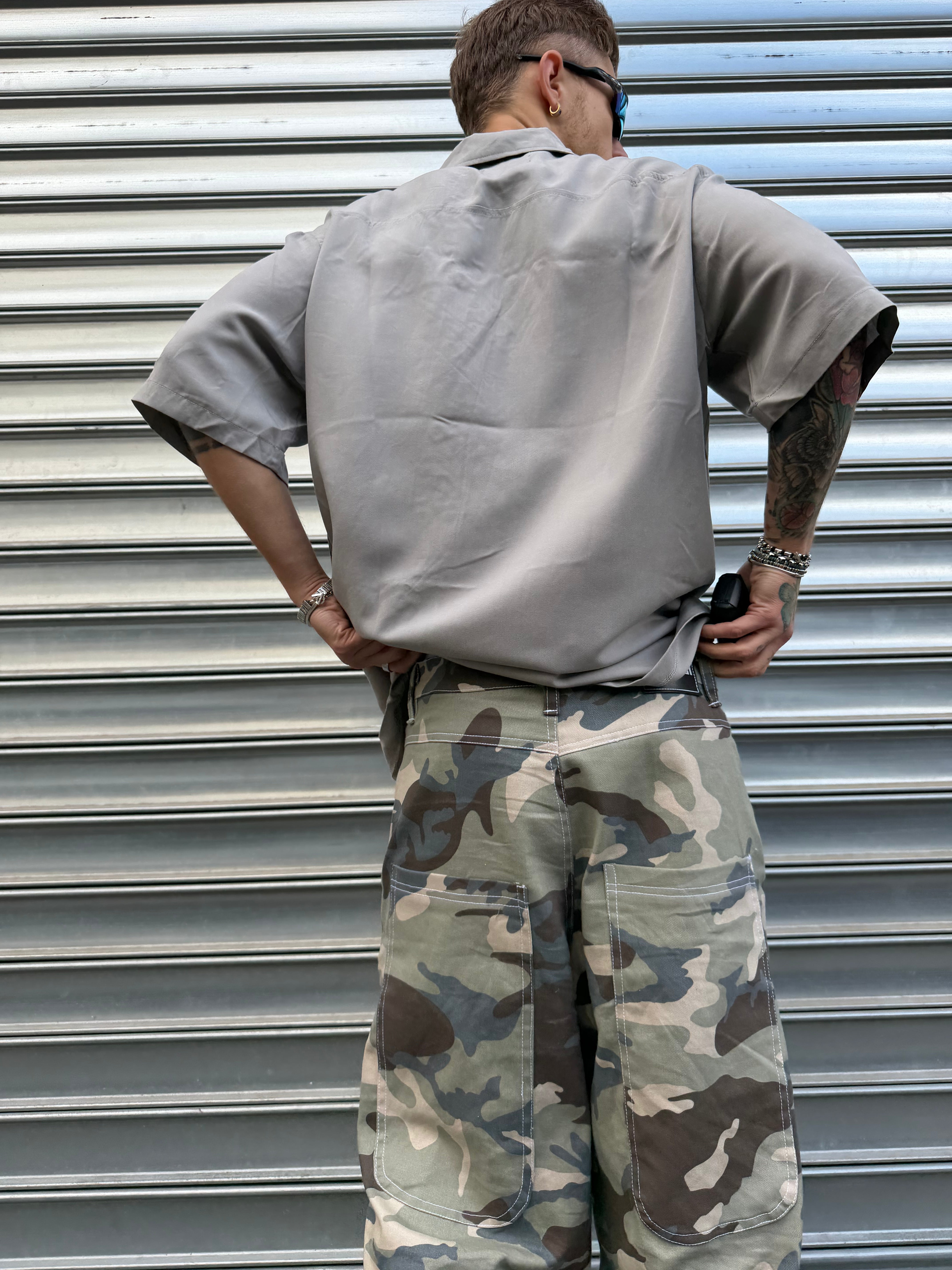 Light Camo Baggy Jeans