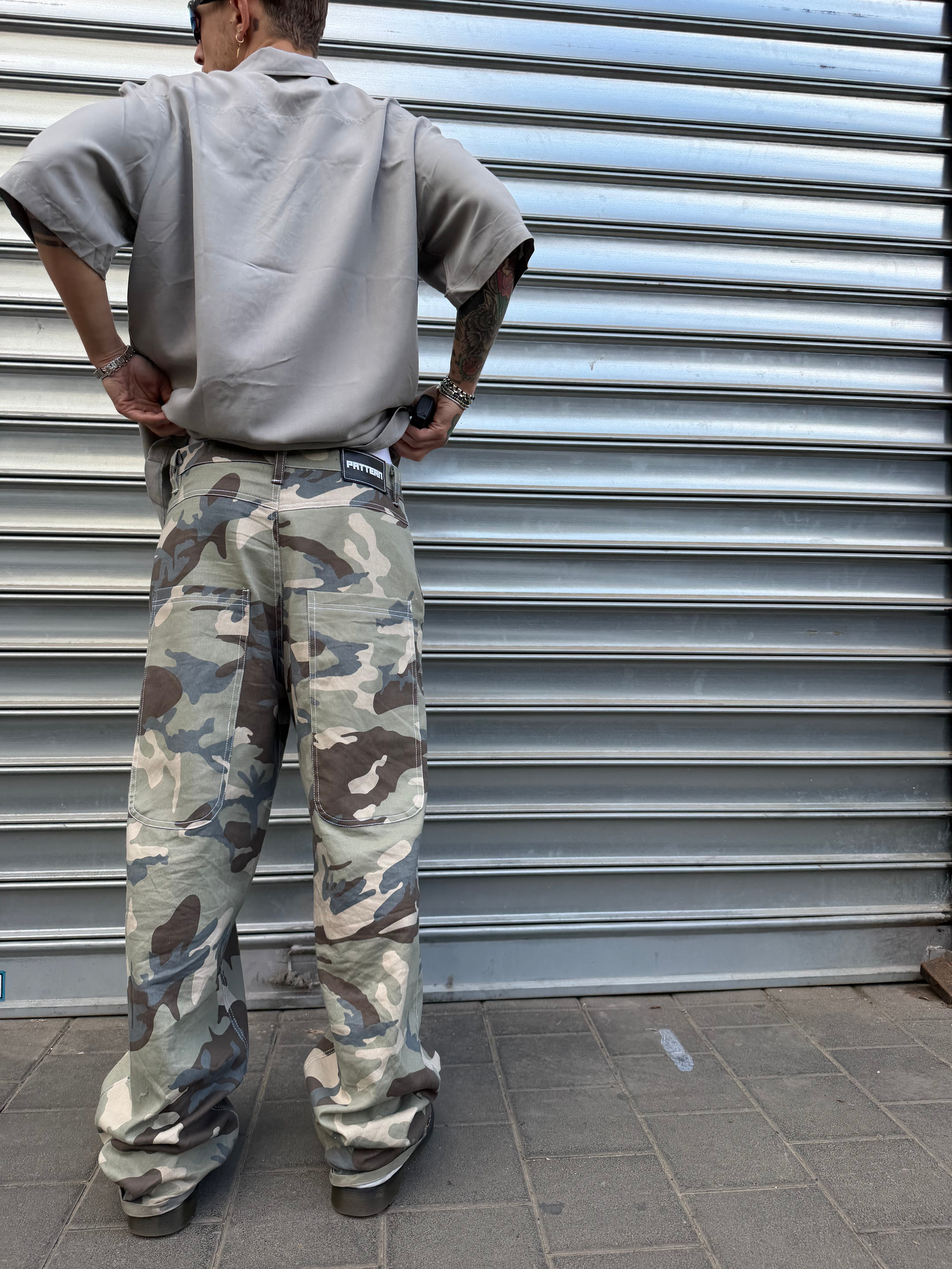 Light Camo Baggy Jeans