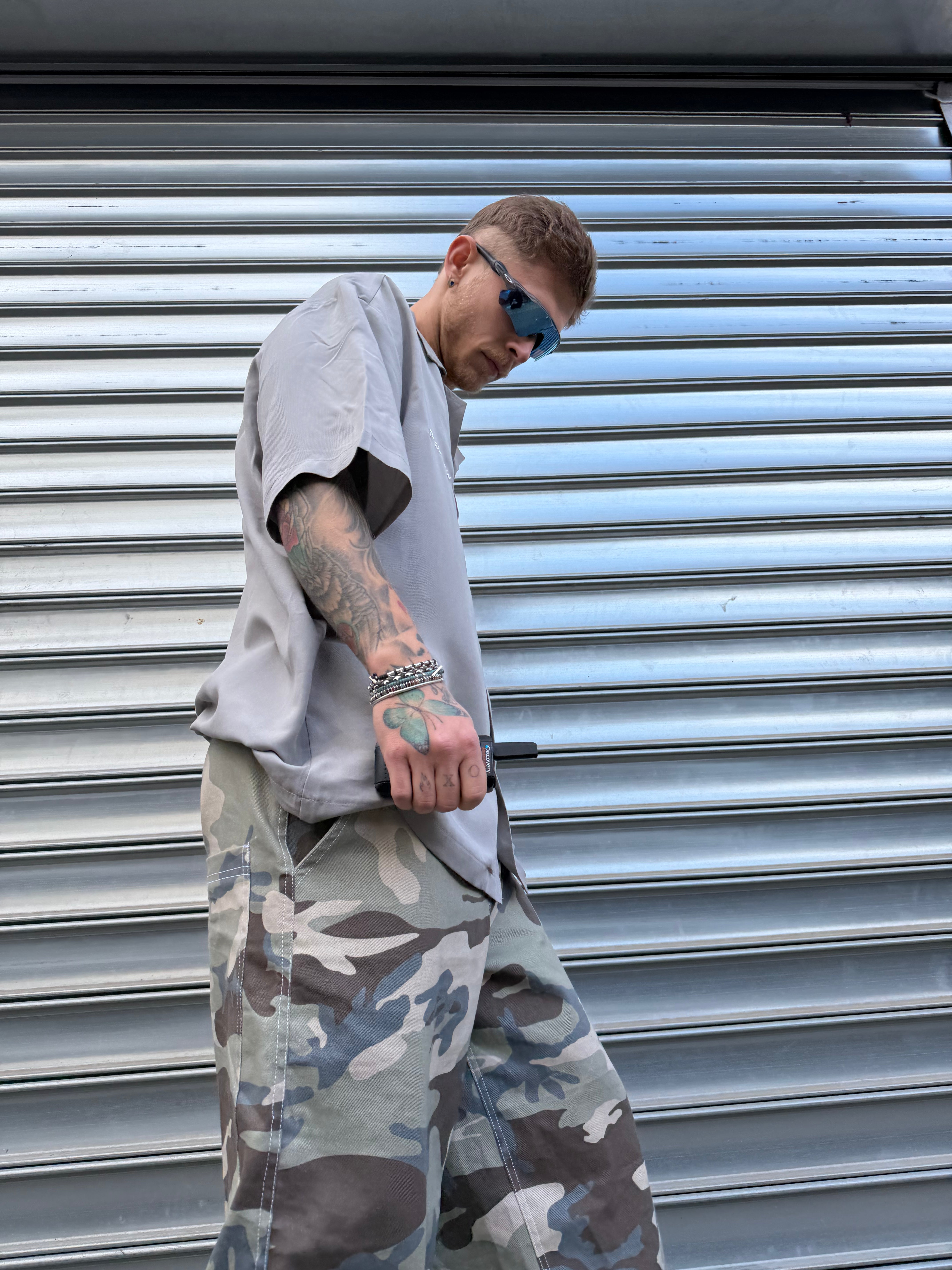 Light Camo Baggy Jeans