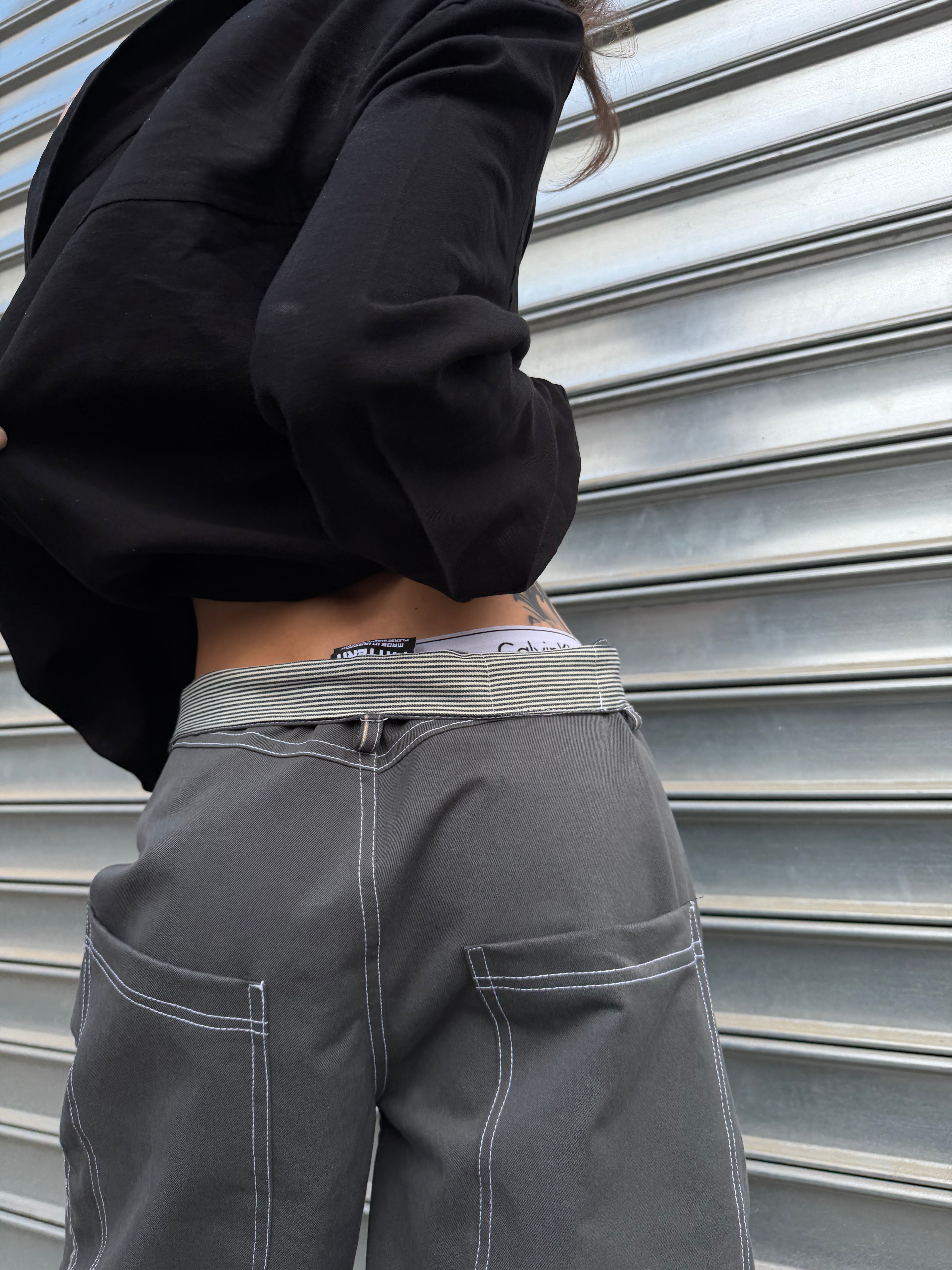 Gray Baggy Jeans