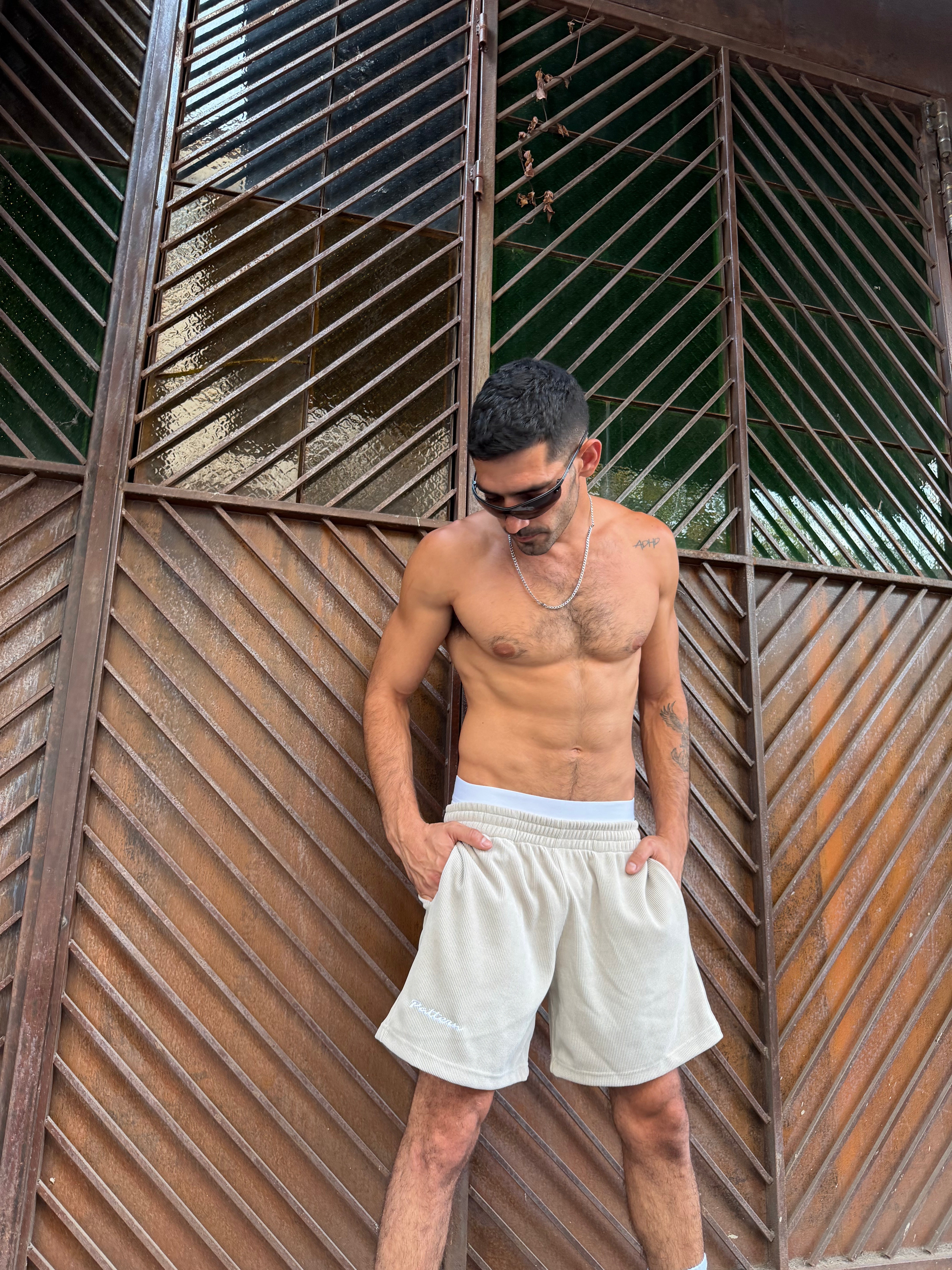 Soft Corduroy Boxing Shorts