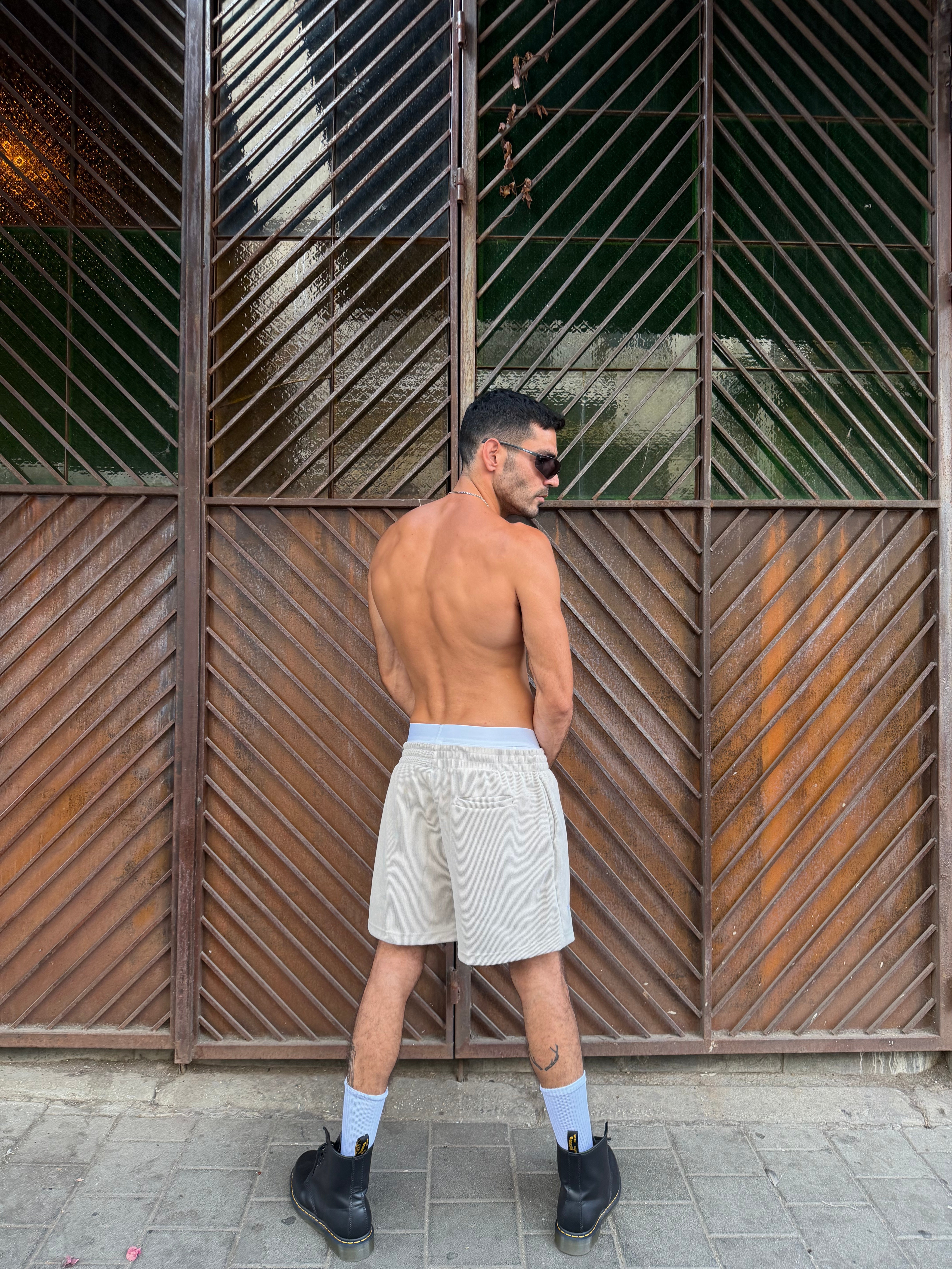 Soft Corduroy Boxing Shorts