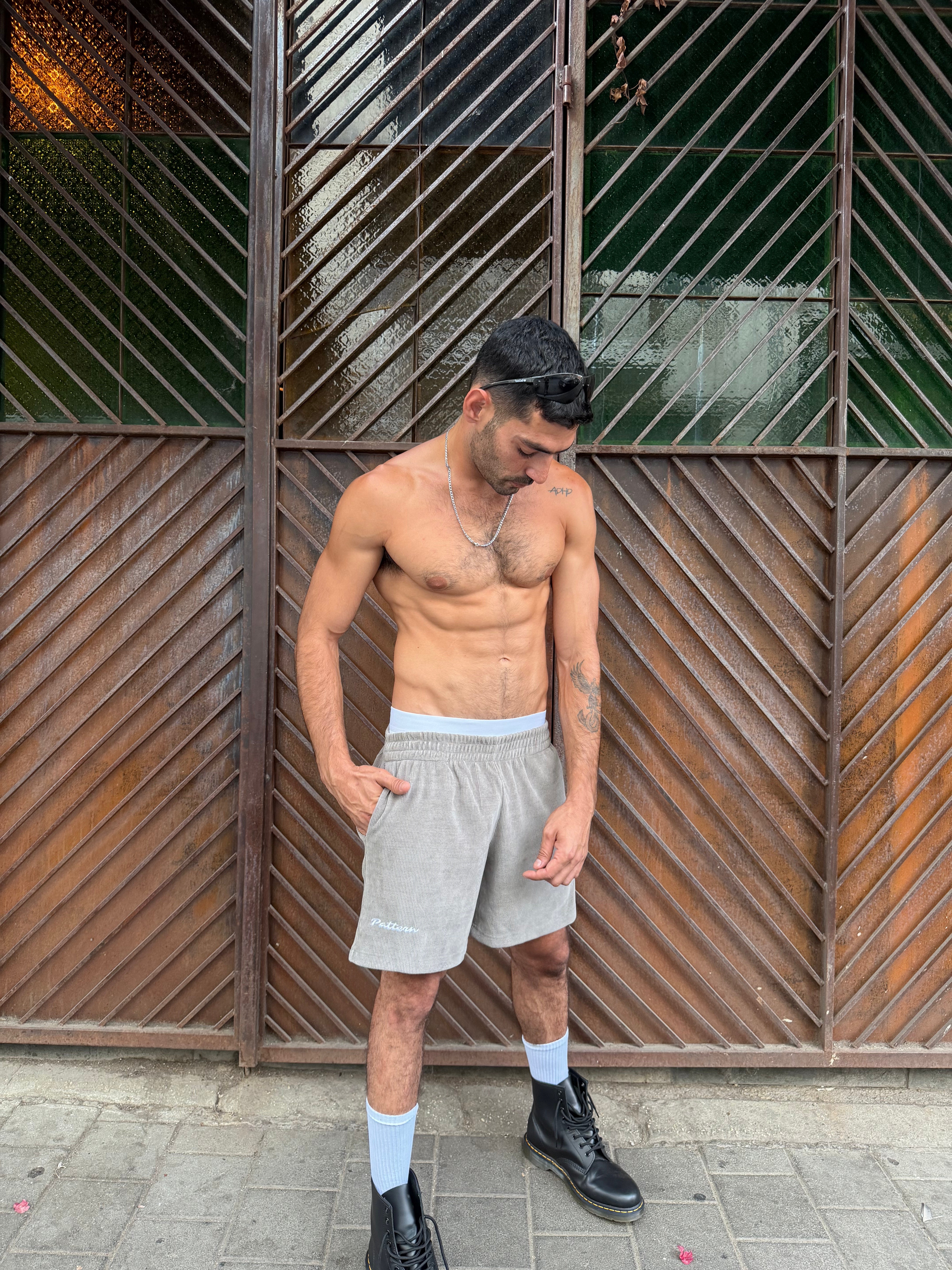 Soft Corduroy Boxing Shorts