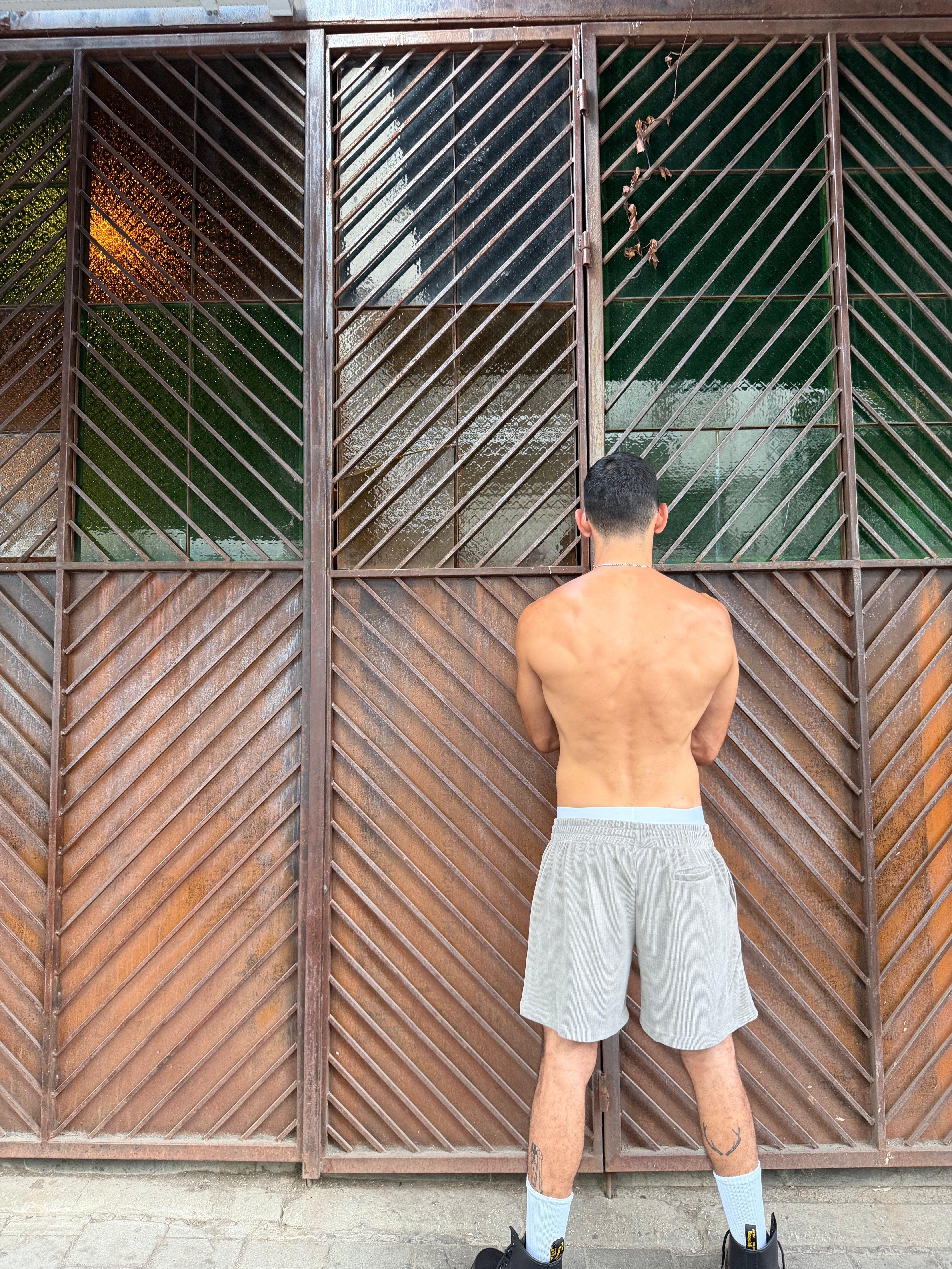 Soft Corduroy Boxing Shorts