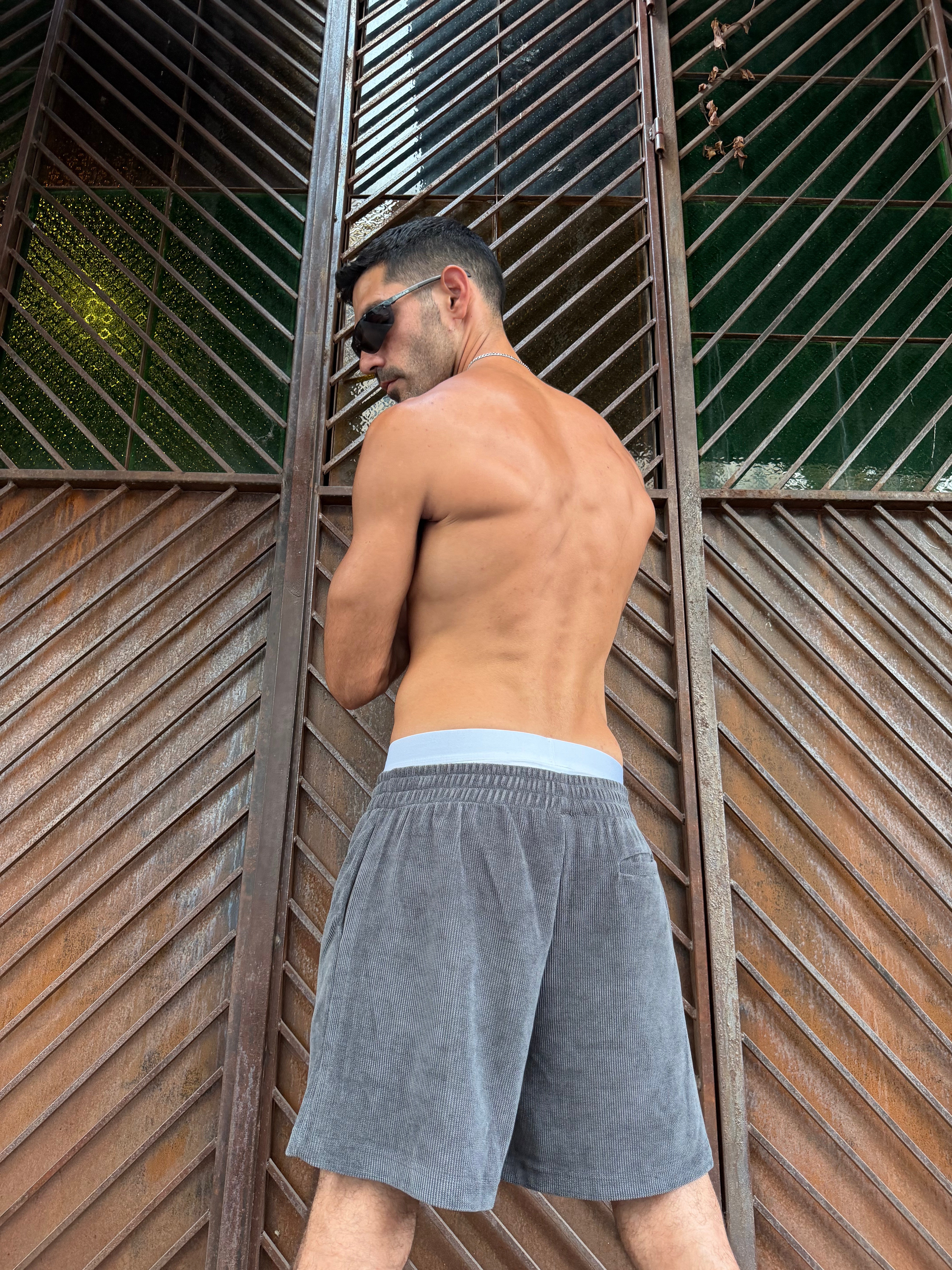 Soft Corduroy Boxing Shorts