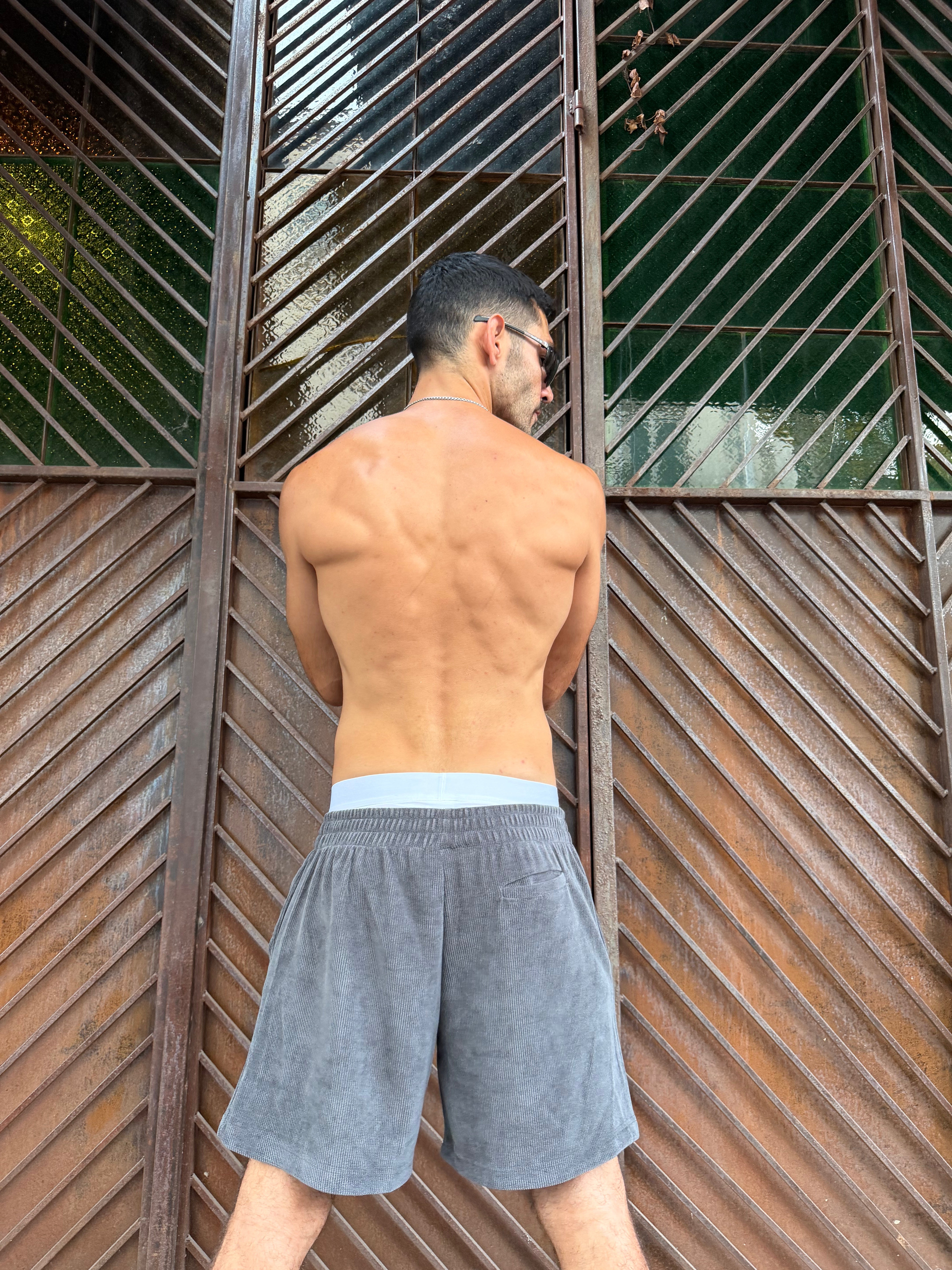 Soft Corduroy Boxing Shorts