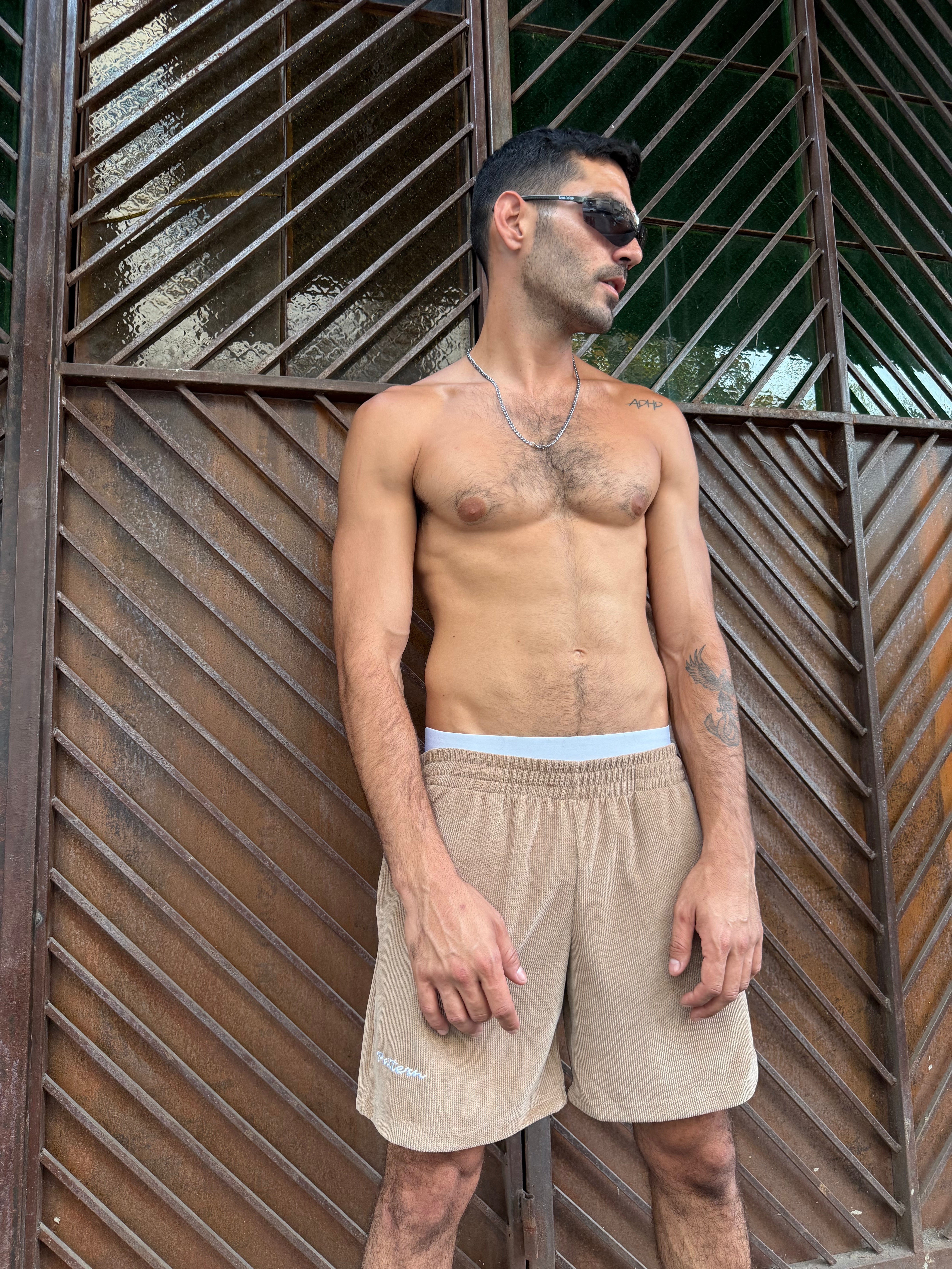 Soft Corduroy Boxing Shorts