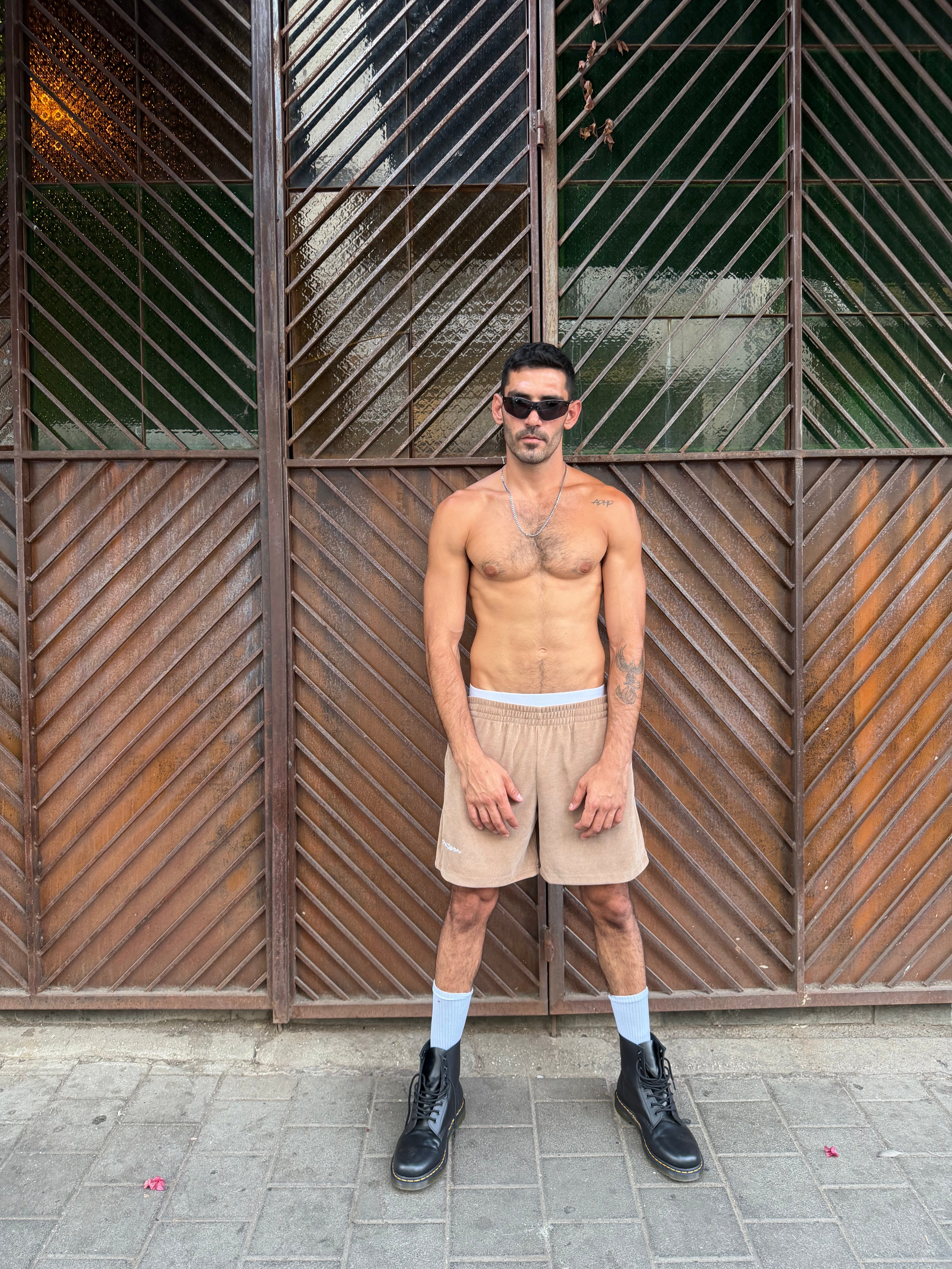 Soft Corduroy Boxing Shorts