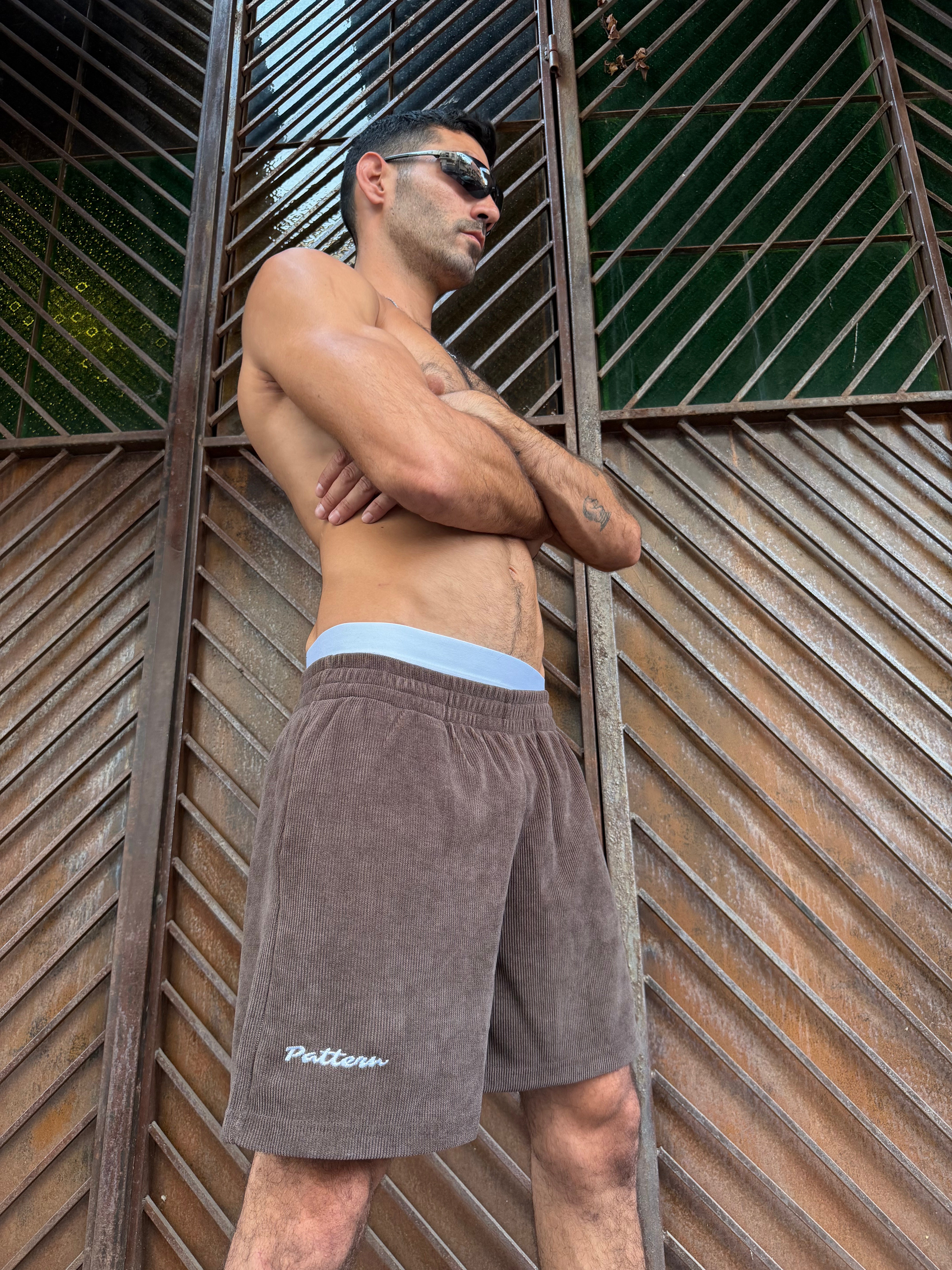 Soft Corduroy Boxing Shorts