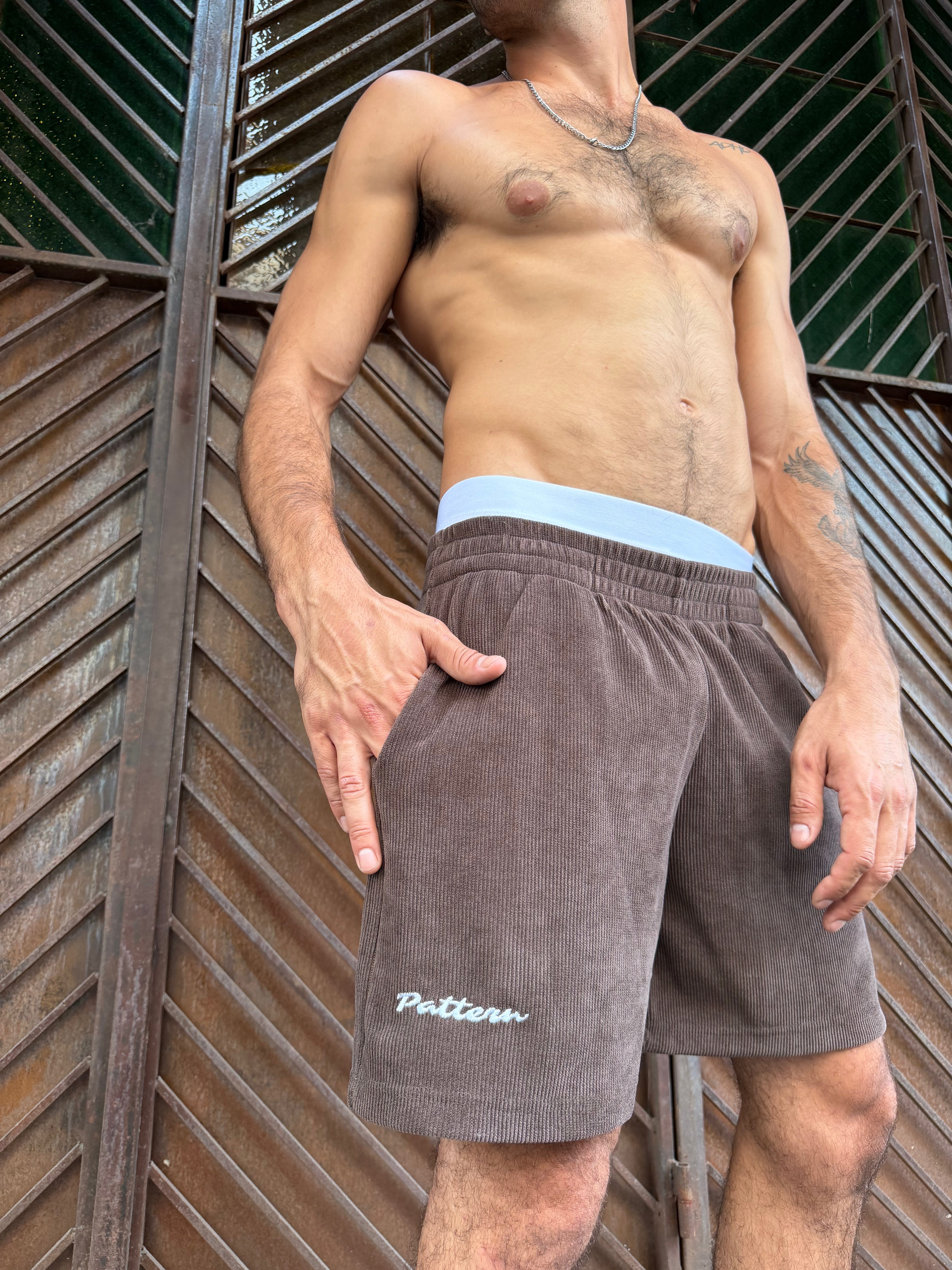 Soft Corduroy Boxing Shorts
