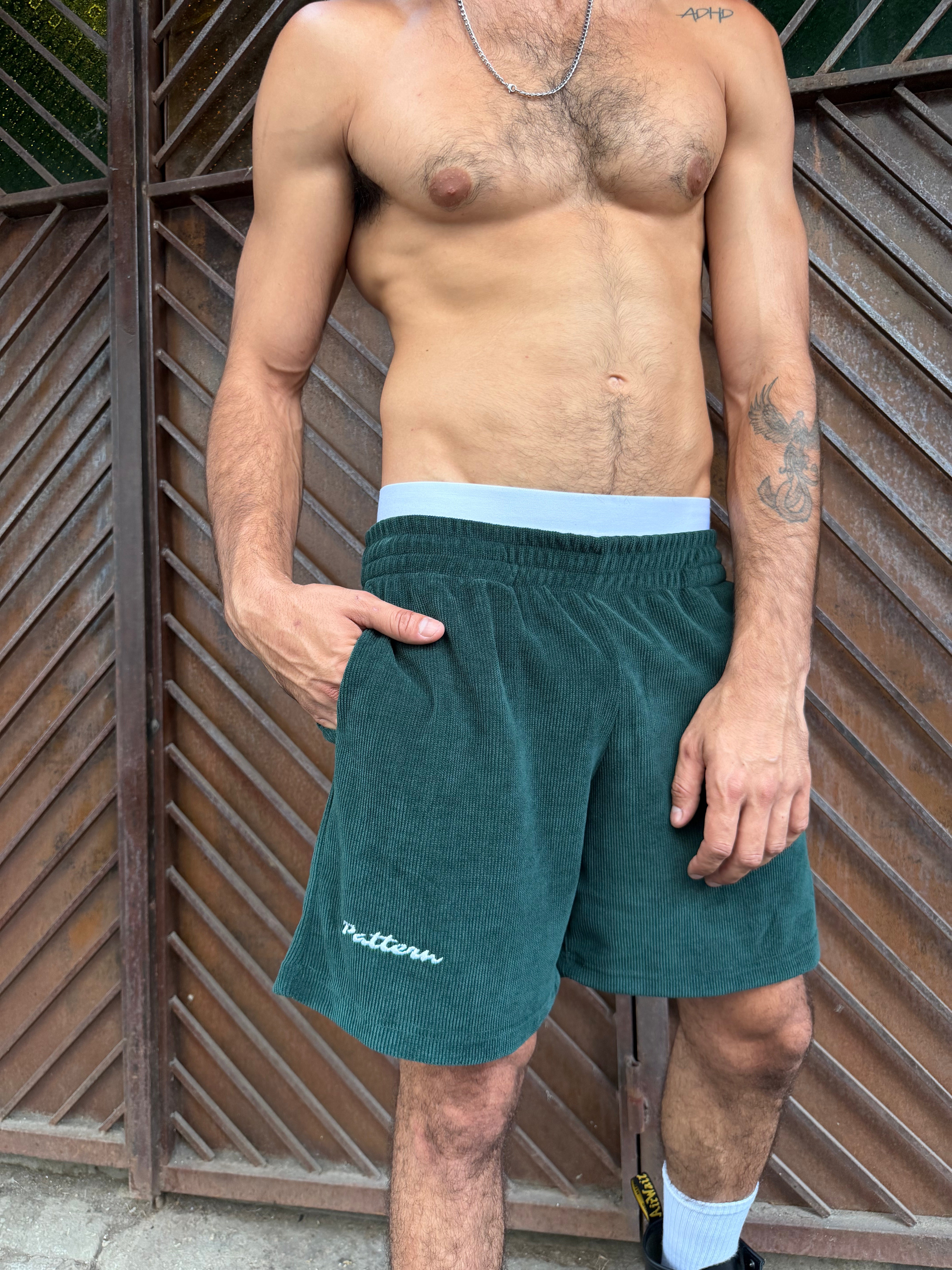 Soft Corduroy Boxing Shorts