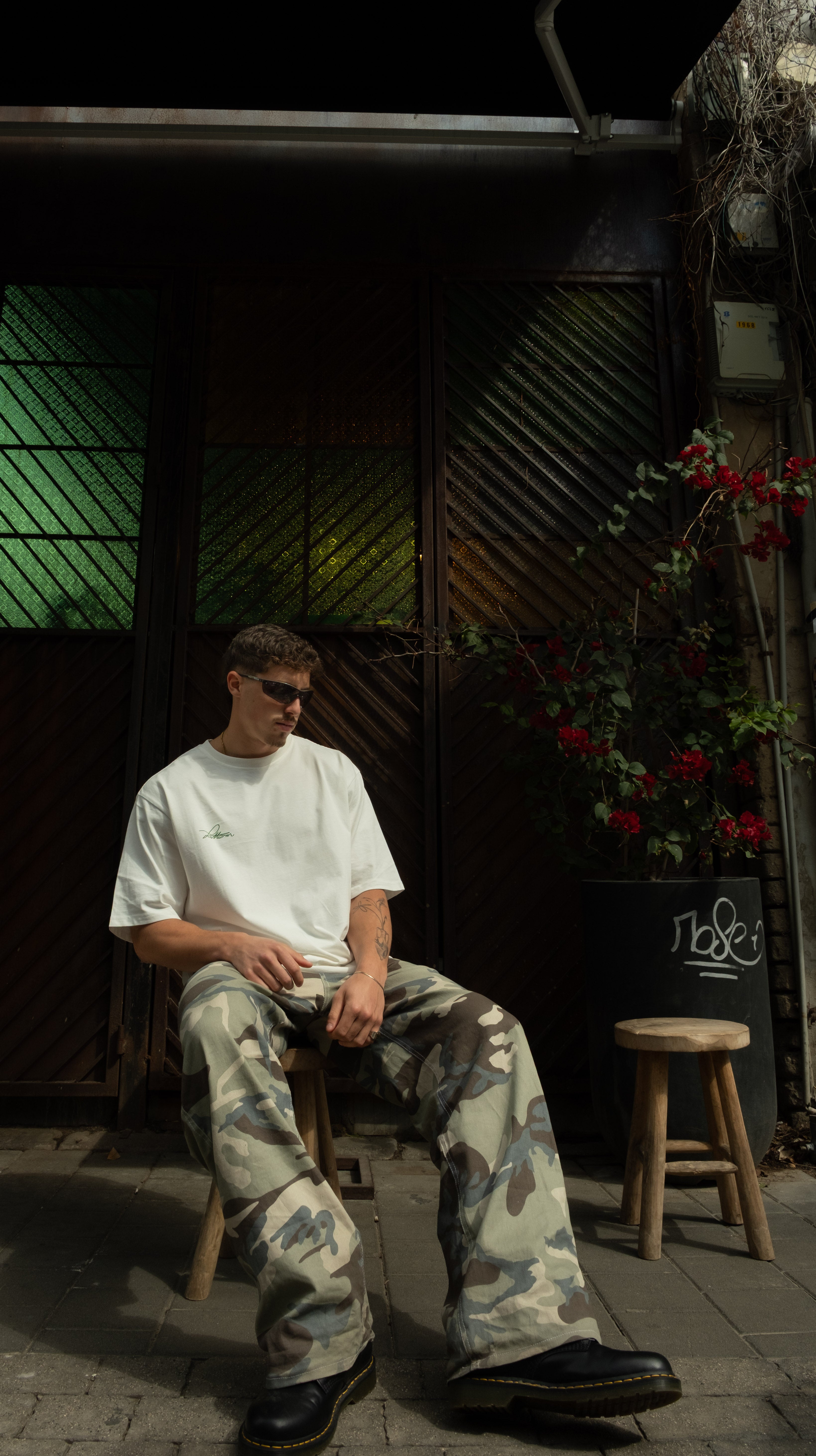 Light Camo Baggy Jeans