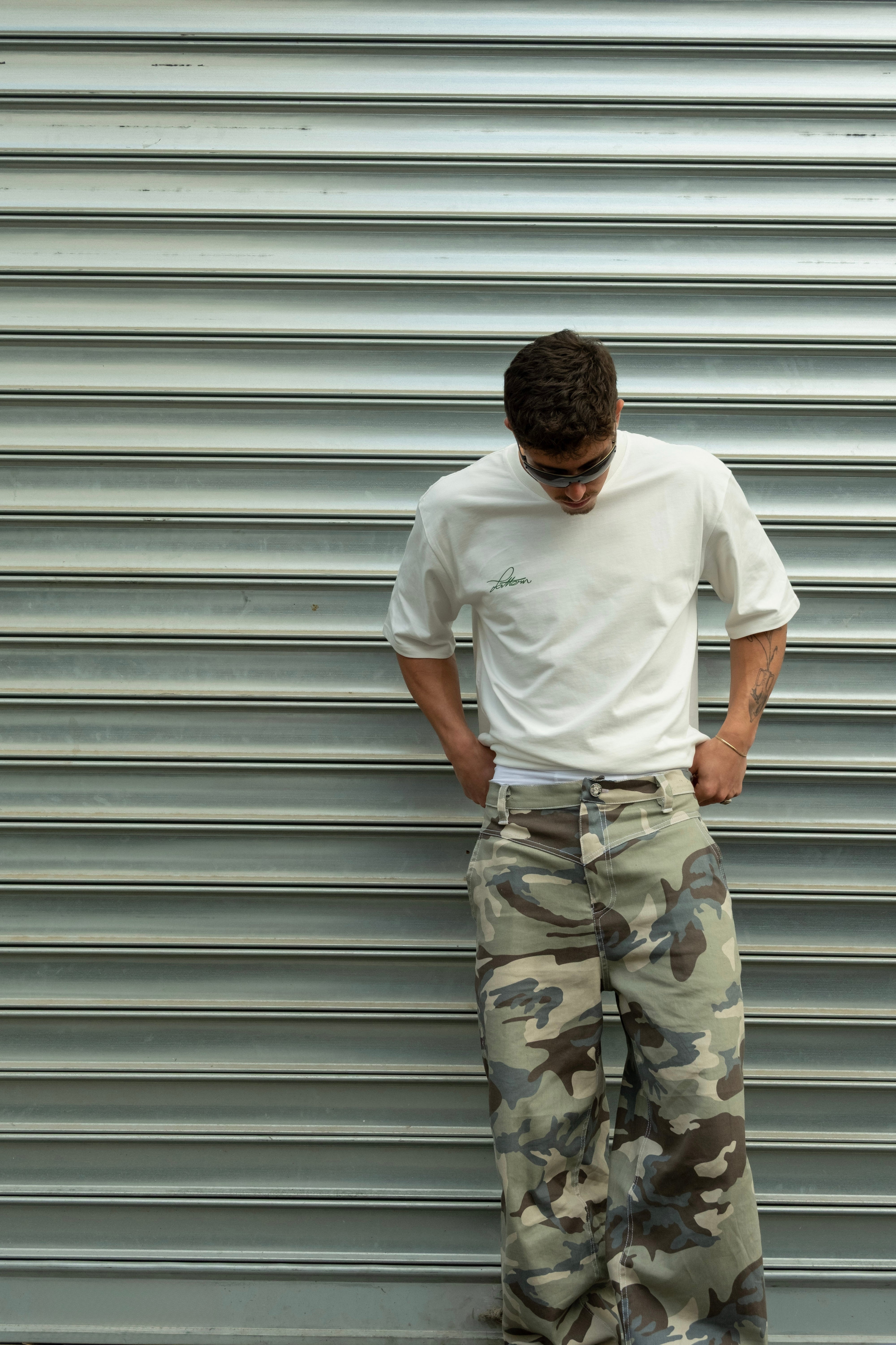 Light Camo Baggy Jeans