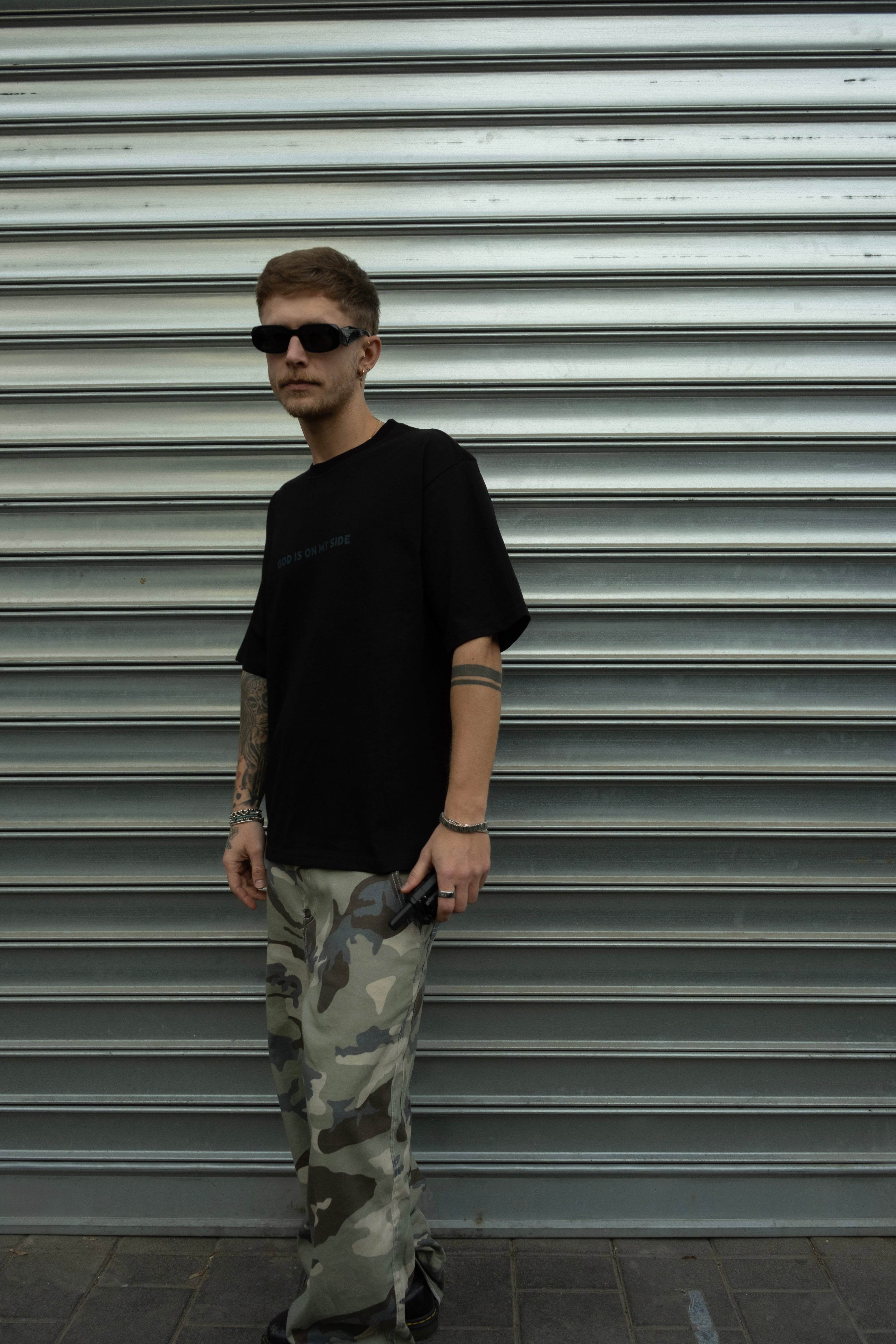 Light Camo Baggy Jeans